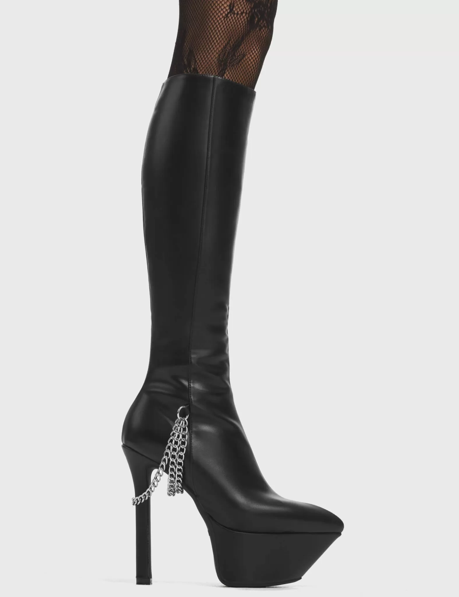 Analysis Platform Knee High Boots^Lamoda Discount