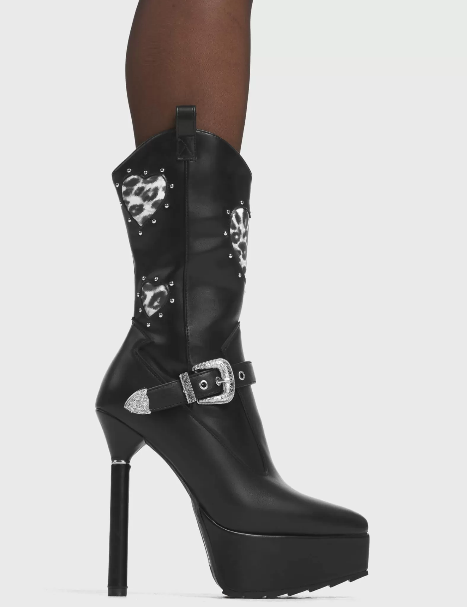 Anger Management Platform Calf Boots^Lamoda Hot