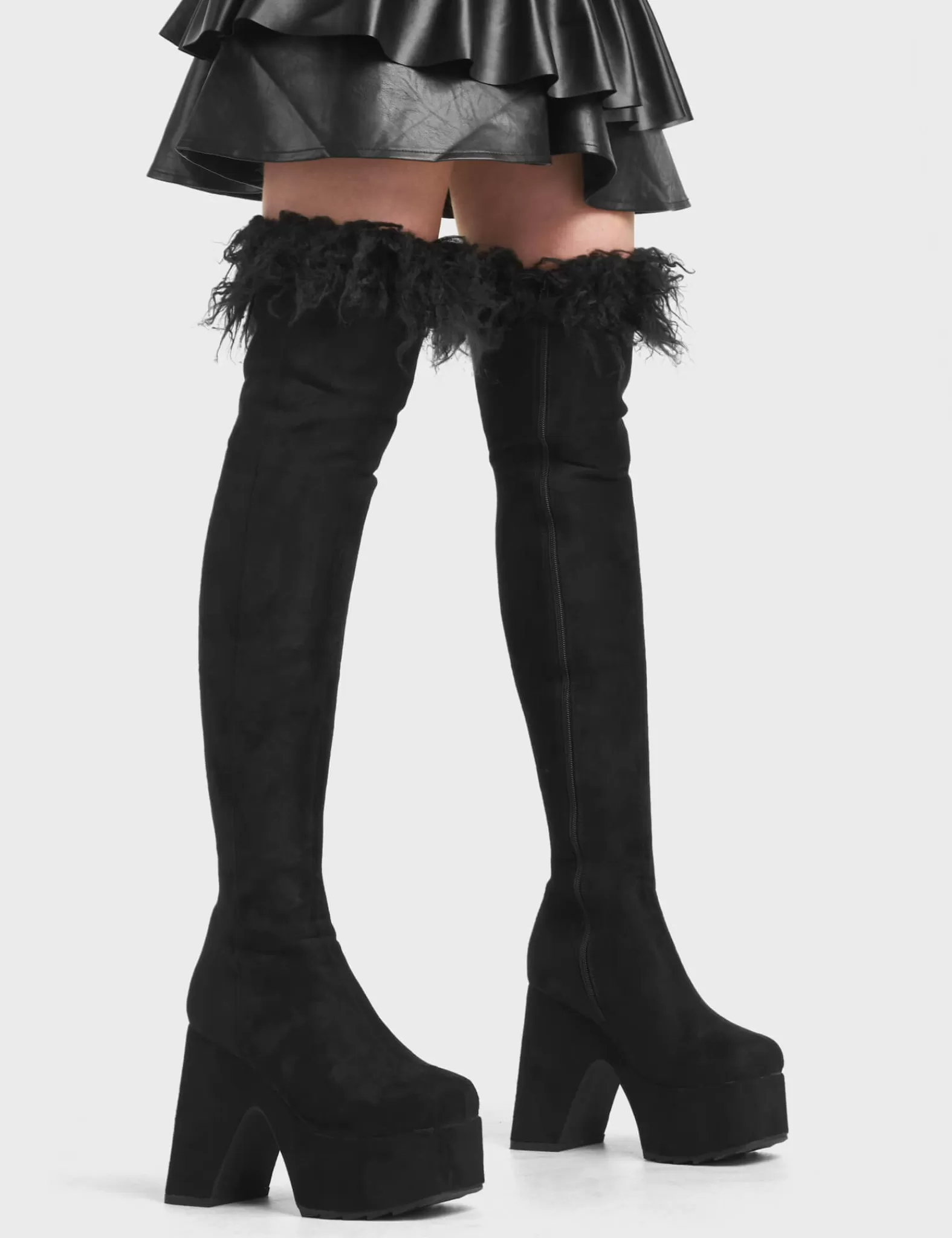 Another Level Platform Thigh High Boots^Lamoda Hot