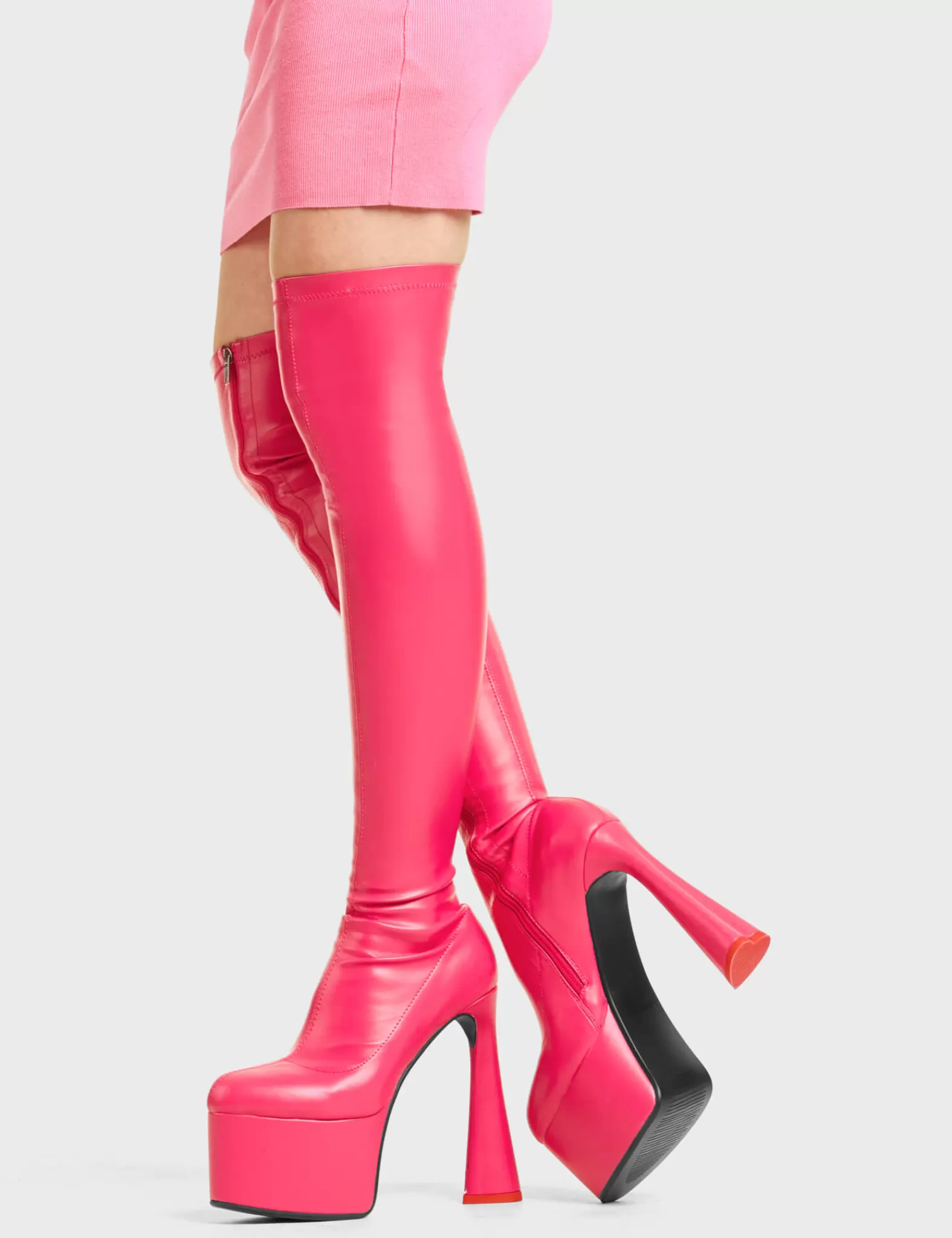 Answer Platform Thigh High Boots^Lamoda Hot