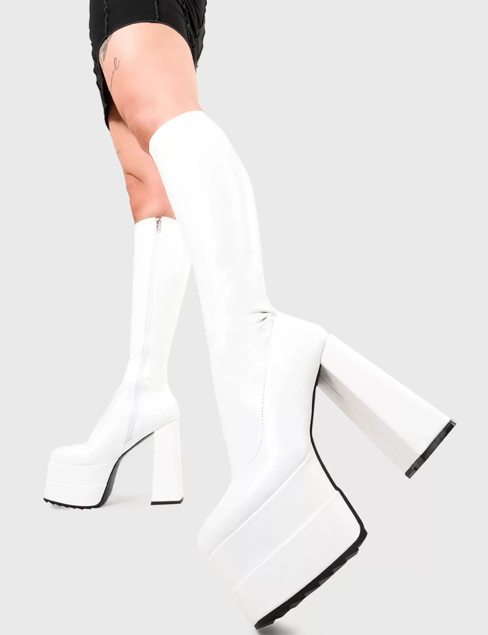 Bad Gurl Platform Knee High Boots^Lamoda Online