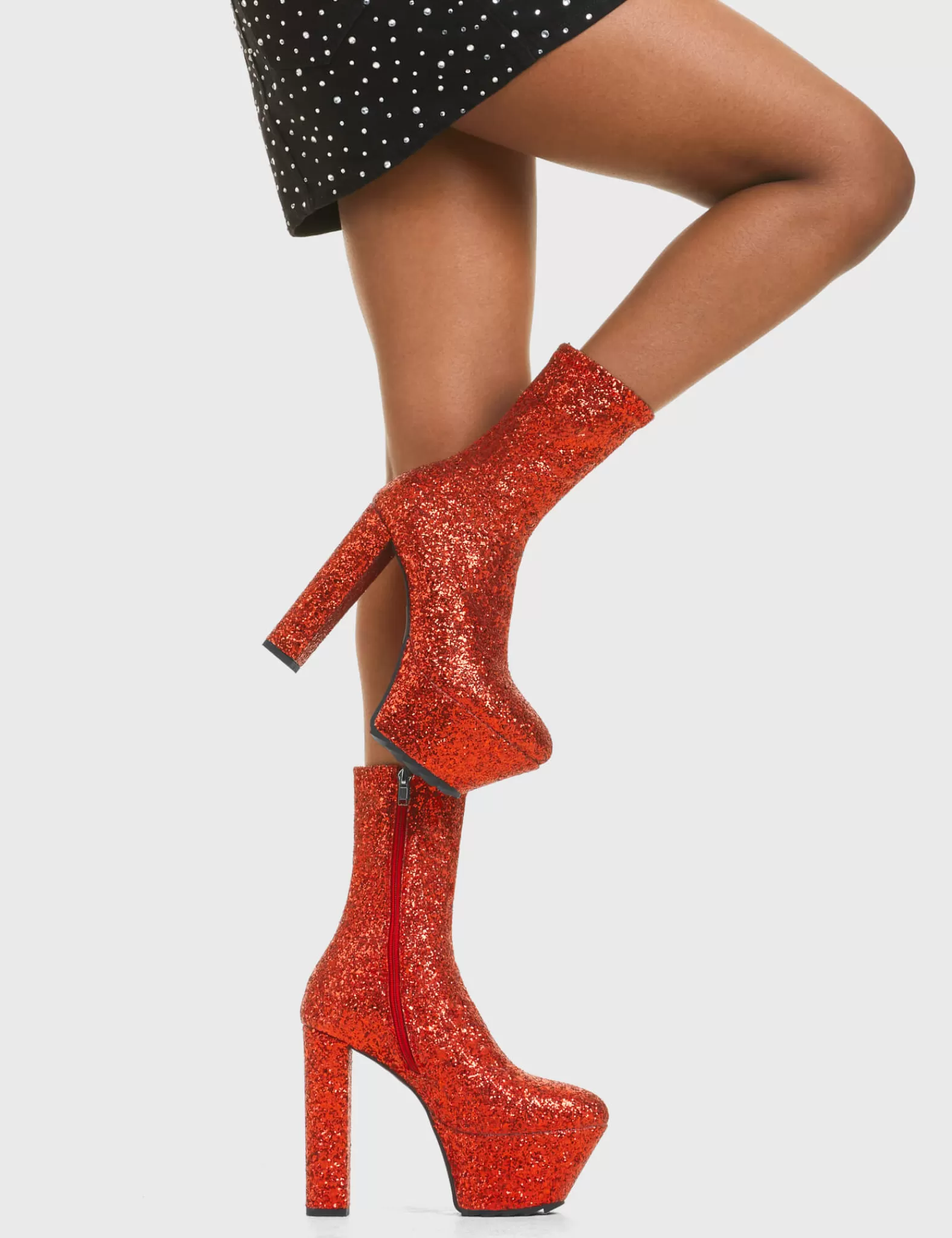 Bling Platform Ankle Boots^Lamoda Hot