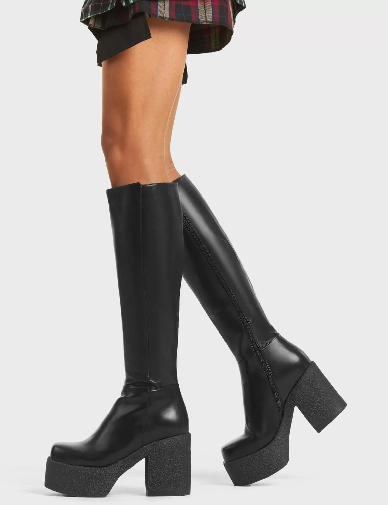 Called Out Chunky Platform Knee High Boots^Lamoda Fashion