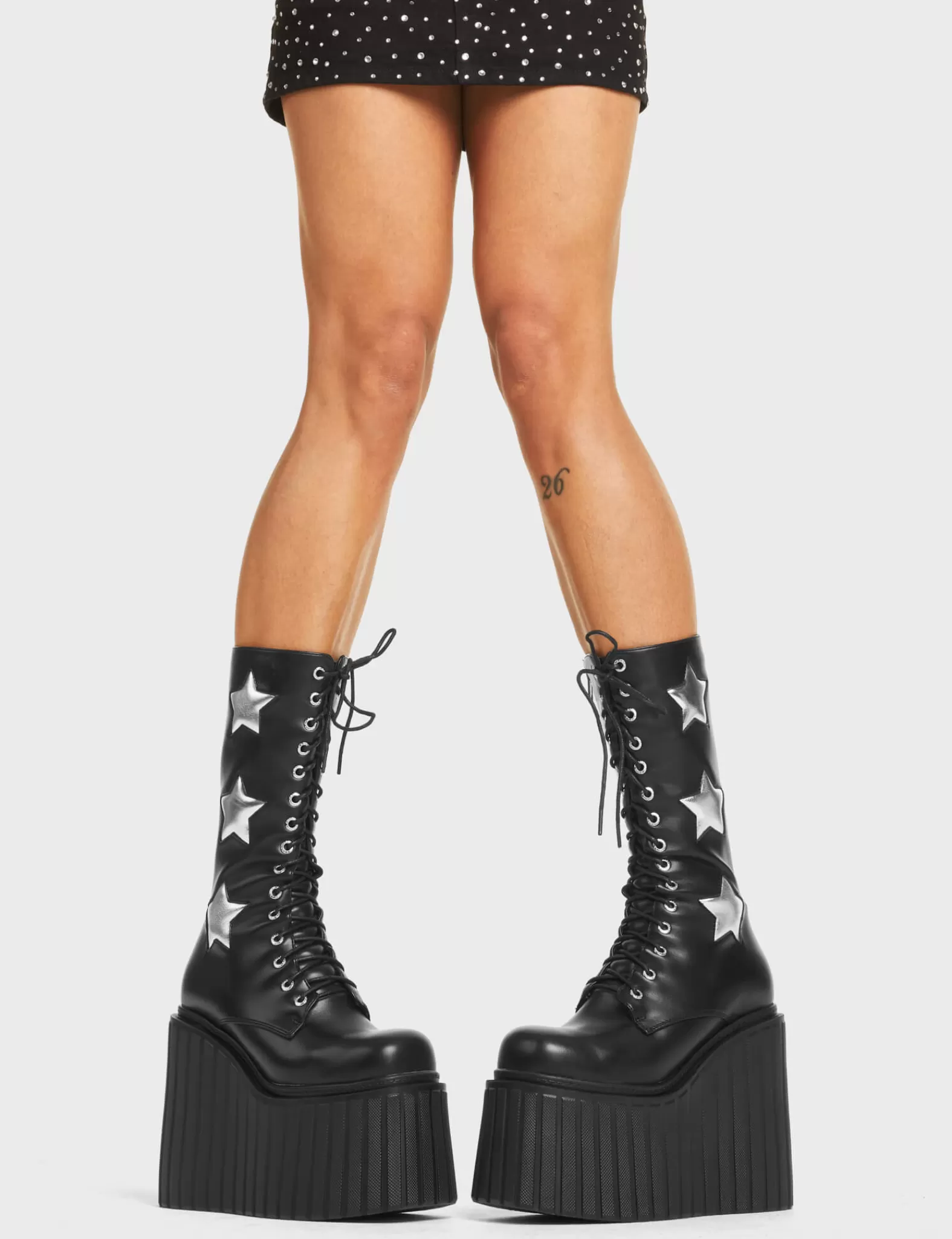 Can't Cope Chunky Creeper Calf Boots^Lamoda Discount