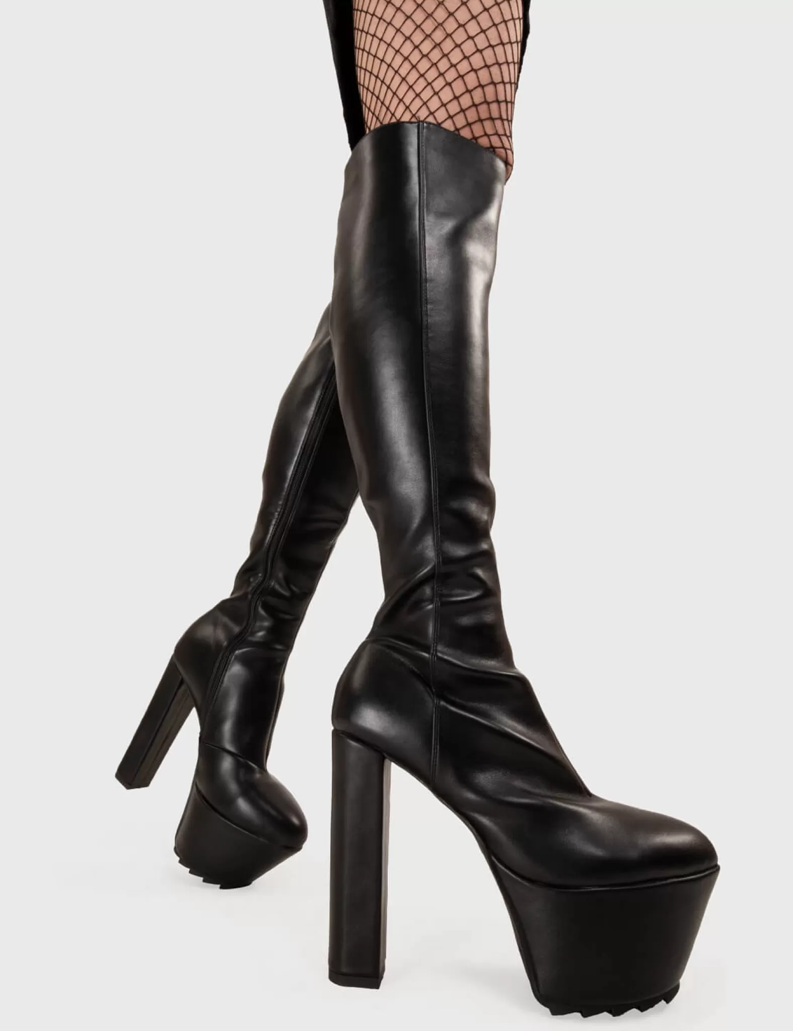 Can't Stand You Platform Knee High Boots^Lamoda Fashion