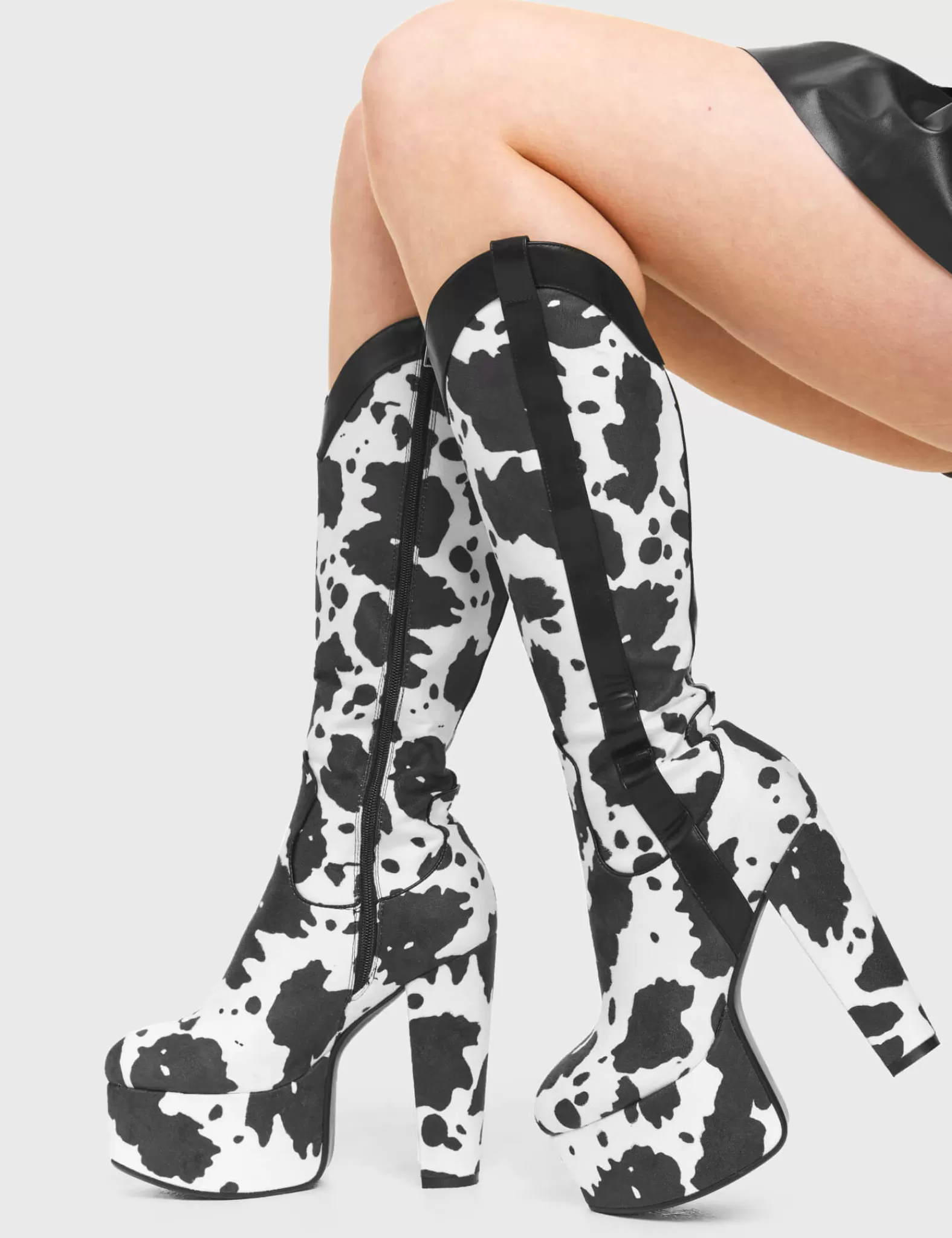 Cowgirl Platform Knee High Boots^Lamoda Cheap