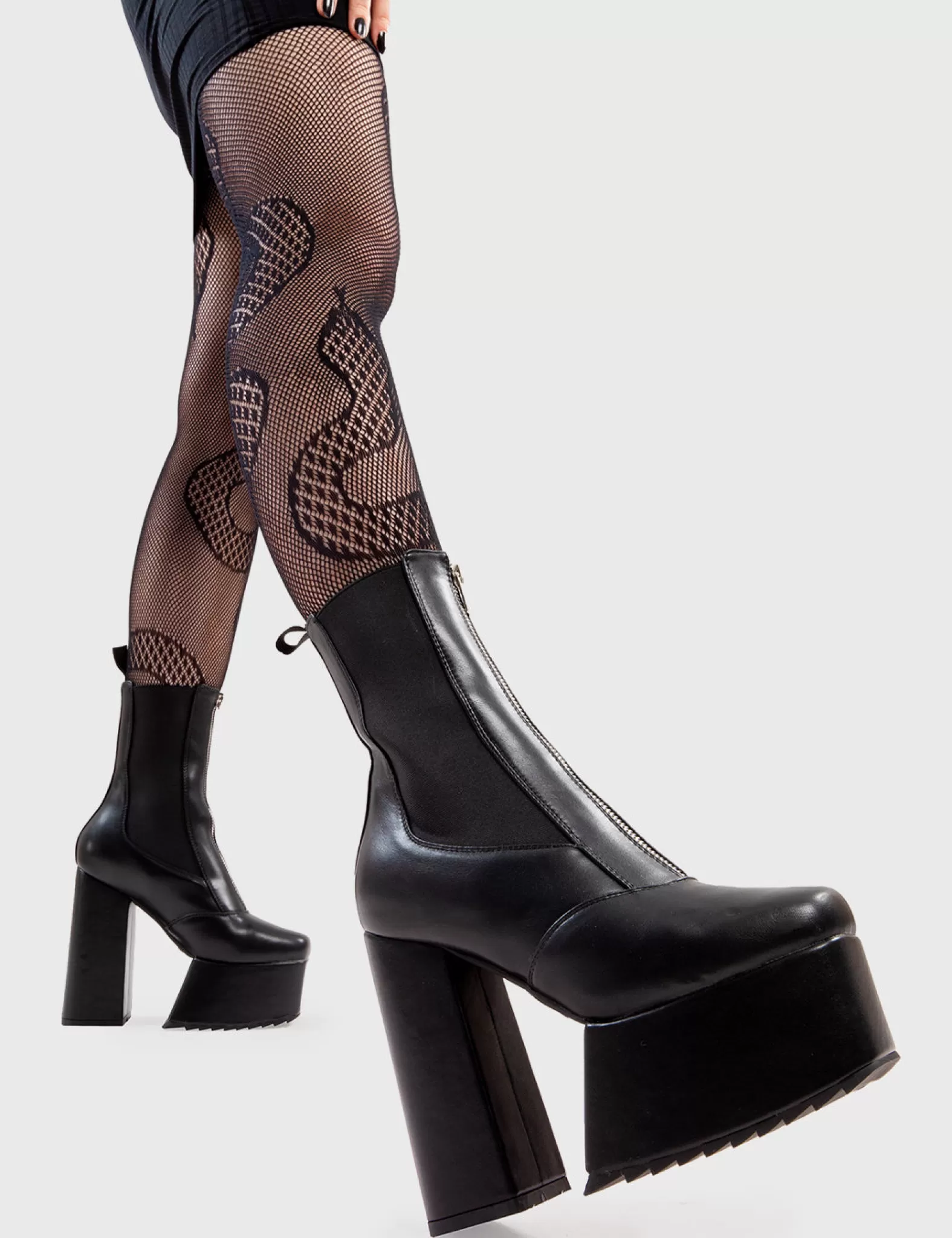 Drop Out Platform Ankle Boots^Lamoda Clearance