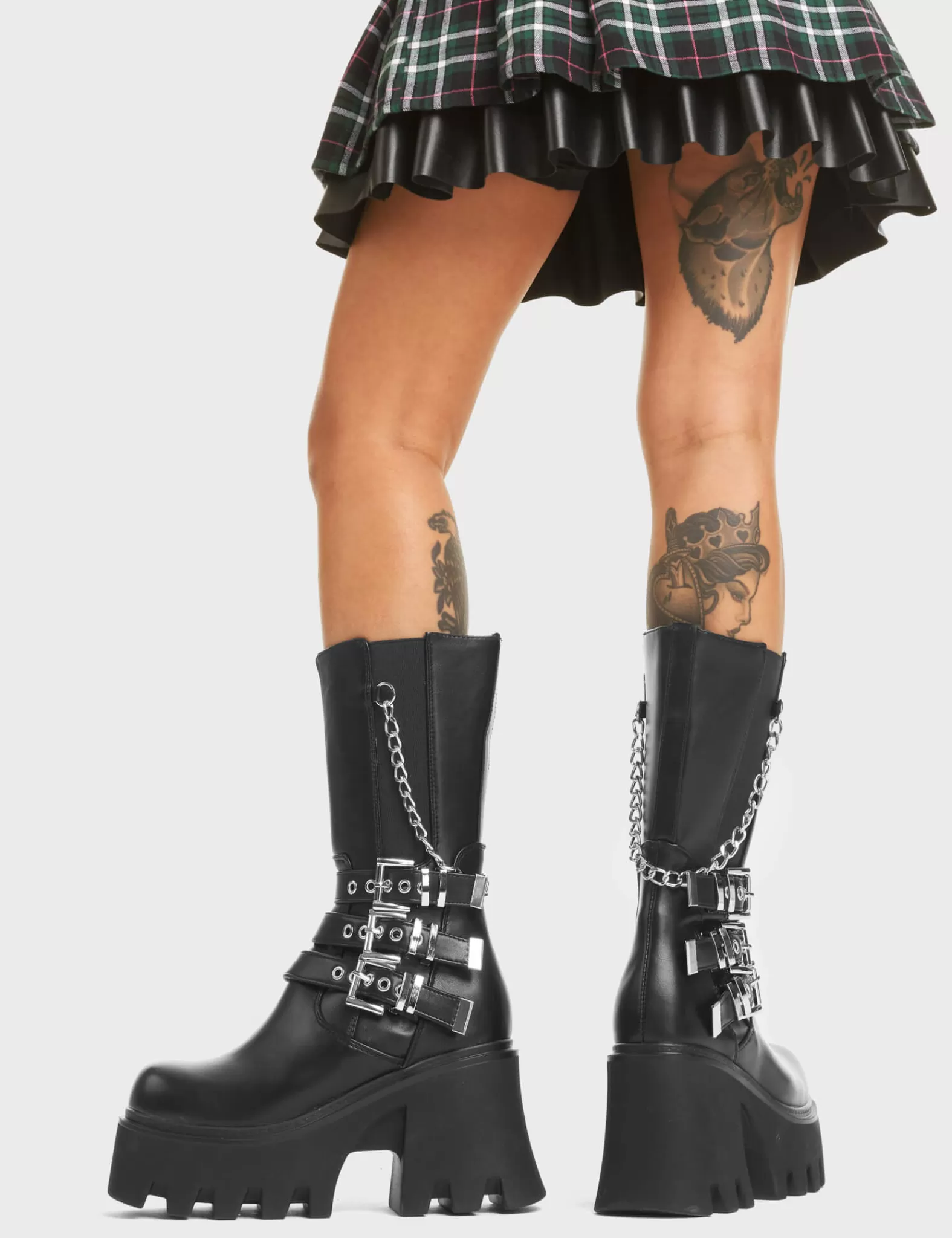 Eternal Chunky Platform Ankle Boots^Lamoda Hot