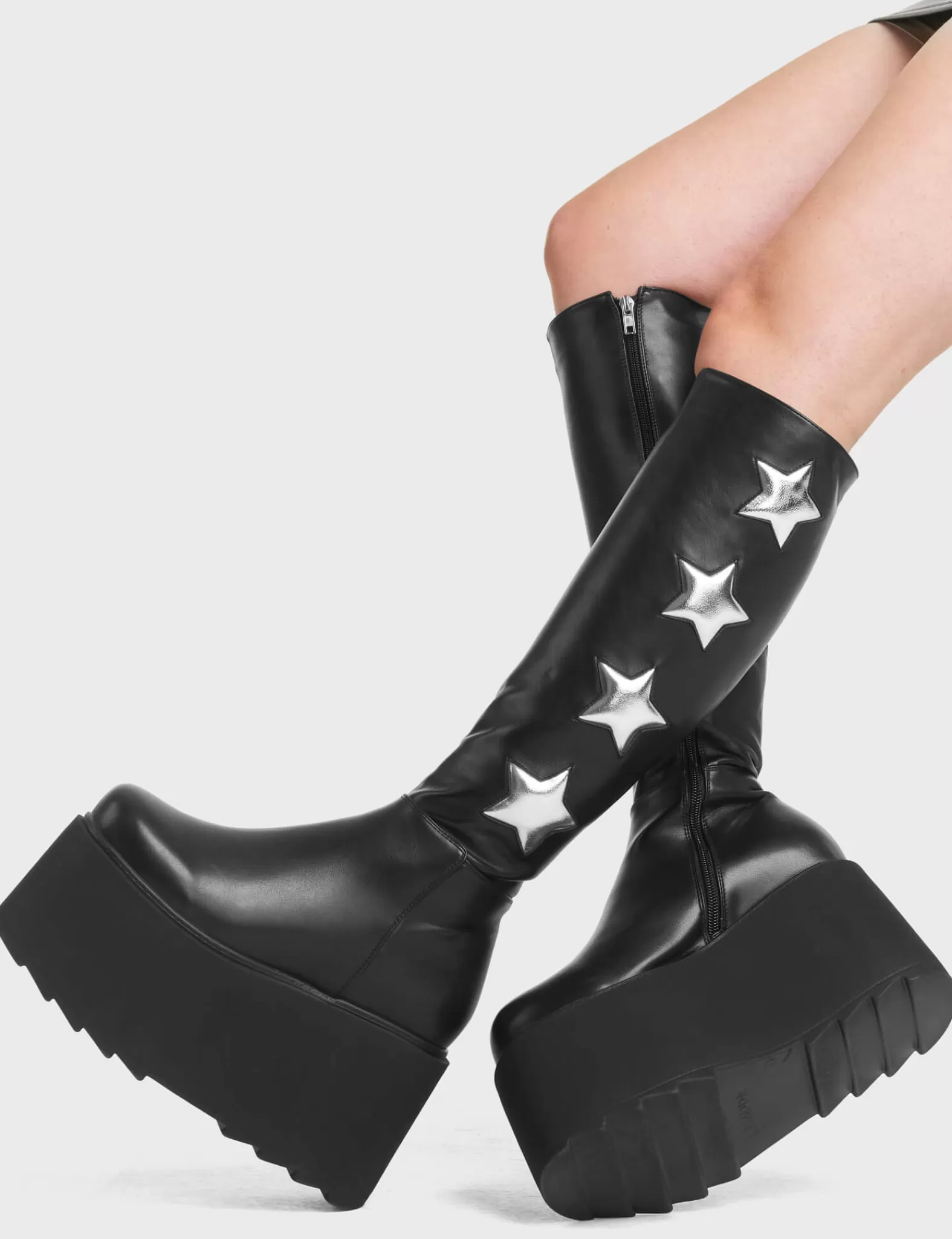 Extraterrestrial Platform Knee High Boots^Lamoda Cheap