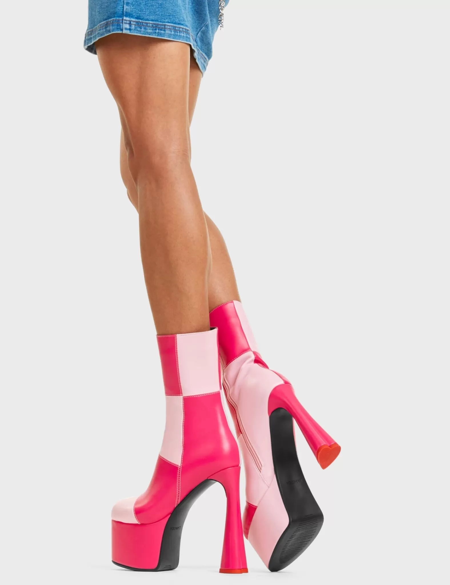 Fuchsia City Platform Ankle Boots^Lamoda Sale