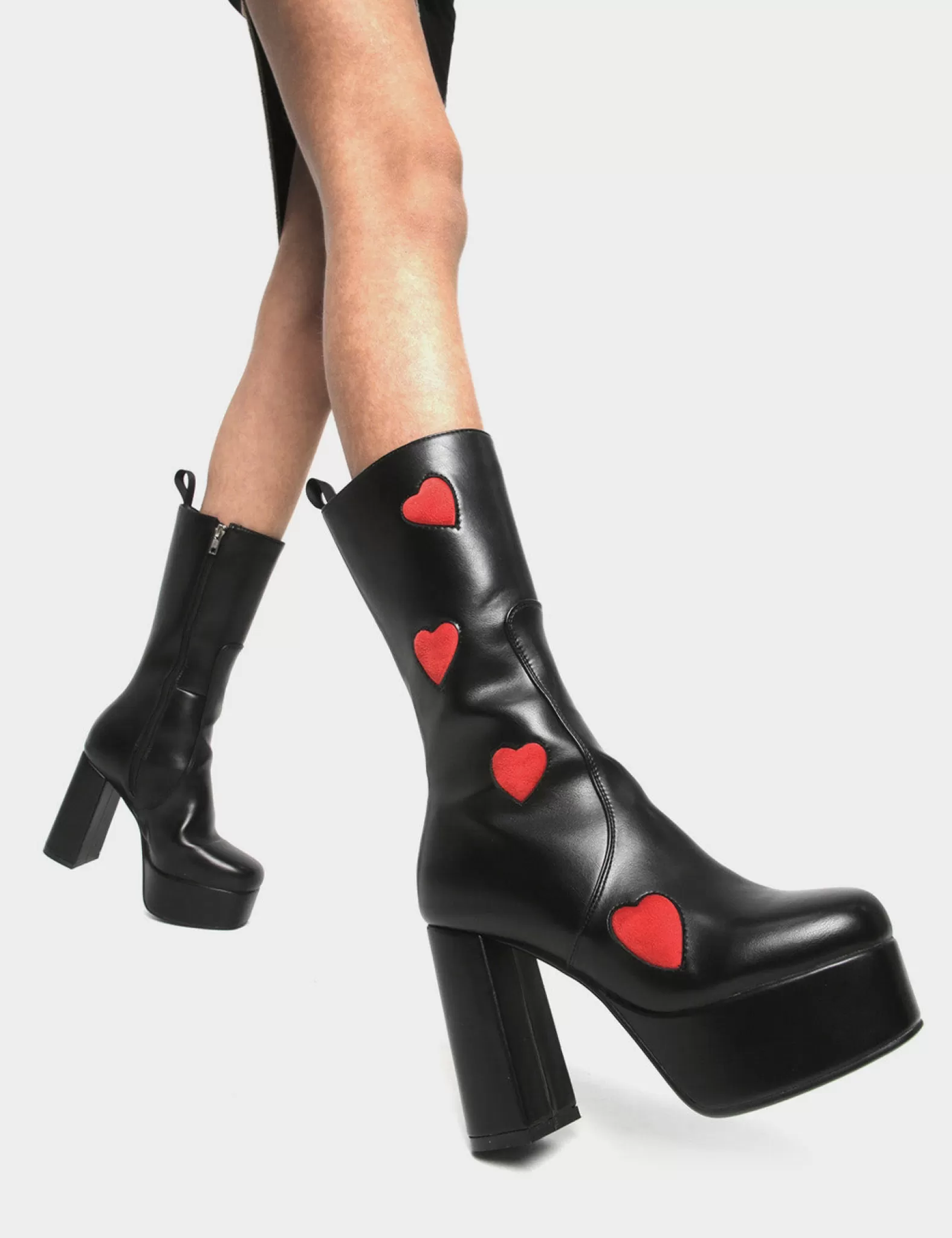 Game Of Love Platform Calf Boots^Lamoda Online