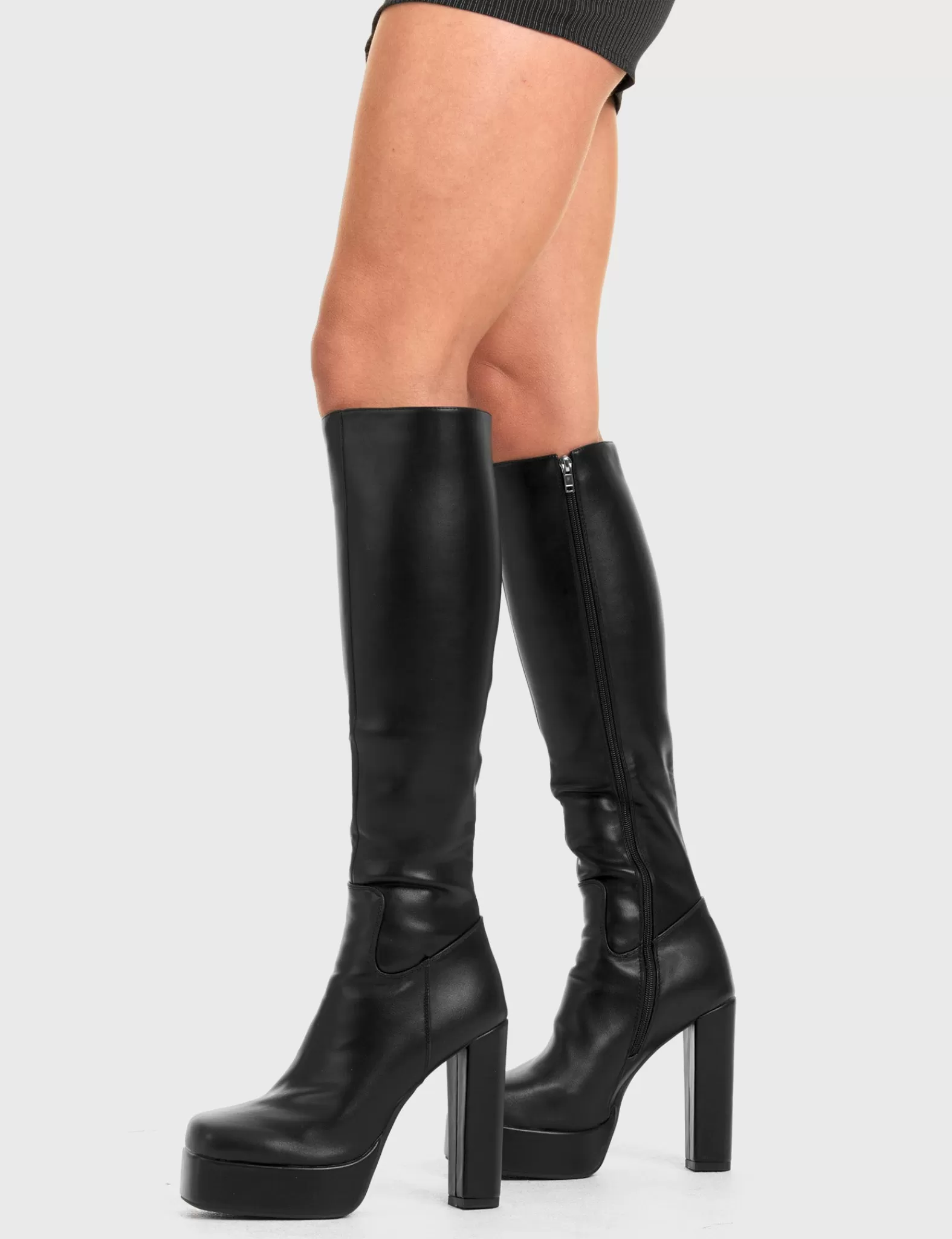 Game Player Platform Knee High Boots^Lamoda Discount