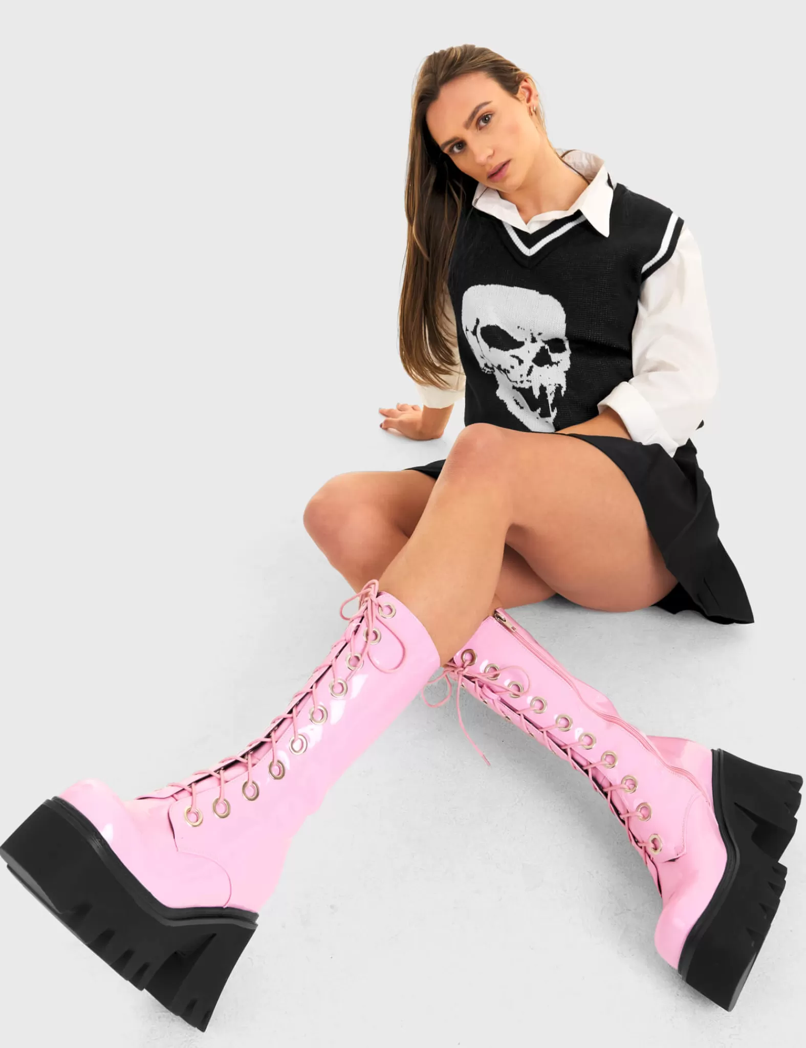 Get Paid Chunky Platform Calf Boots^Lamoda Discount