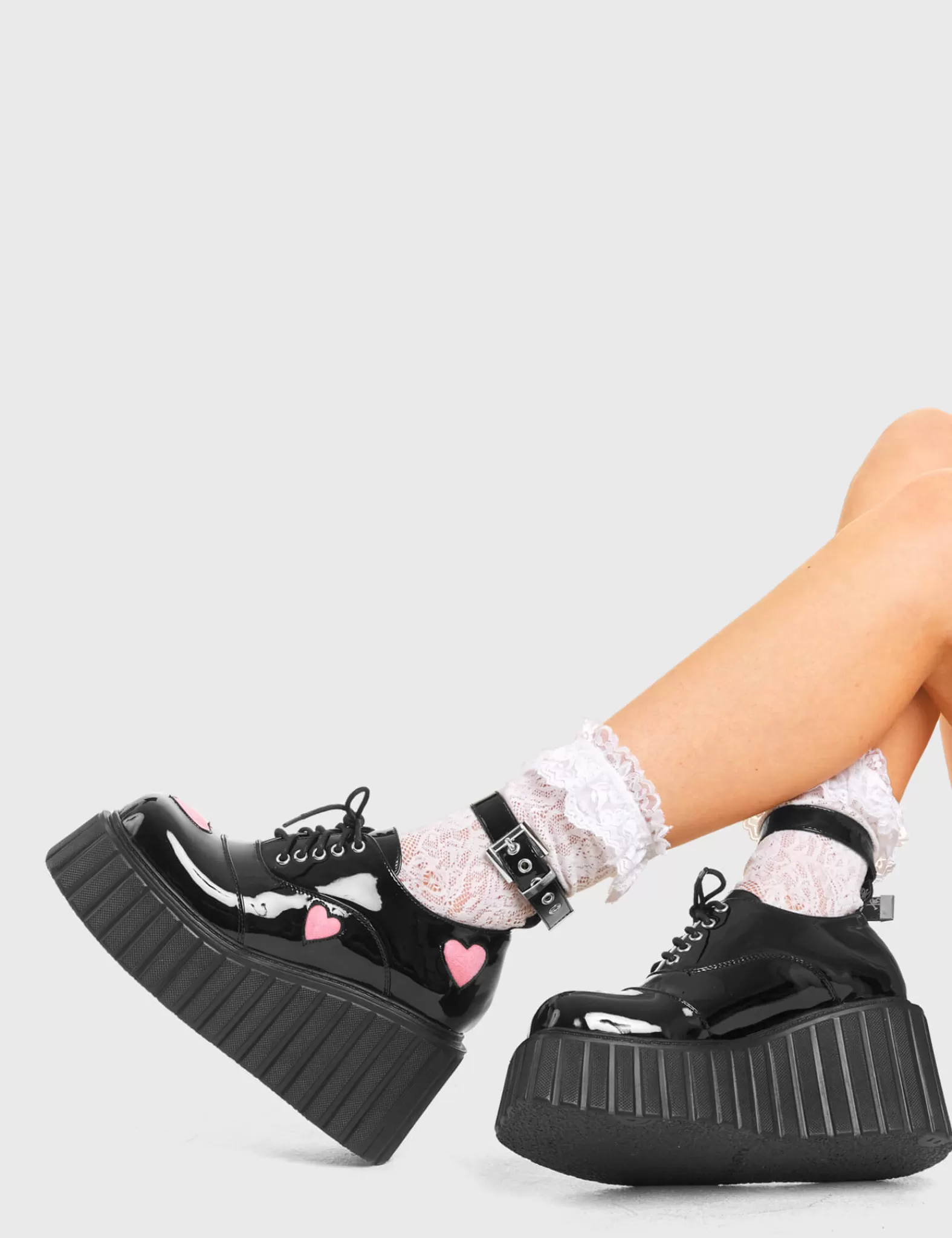 Good Day Chunky Platform Creeper Shoes^Lamoda Flash Sale