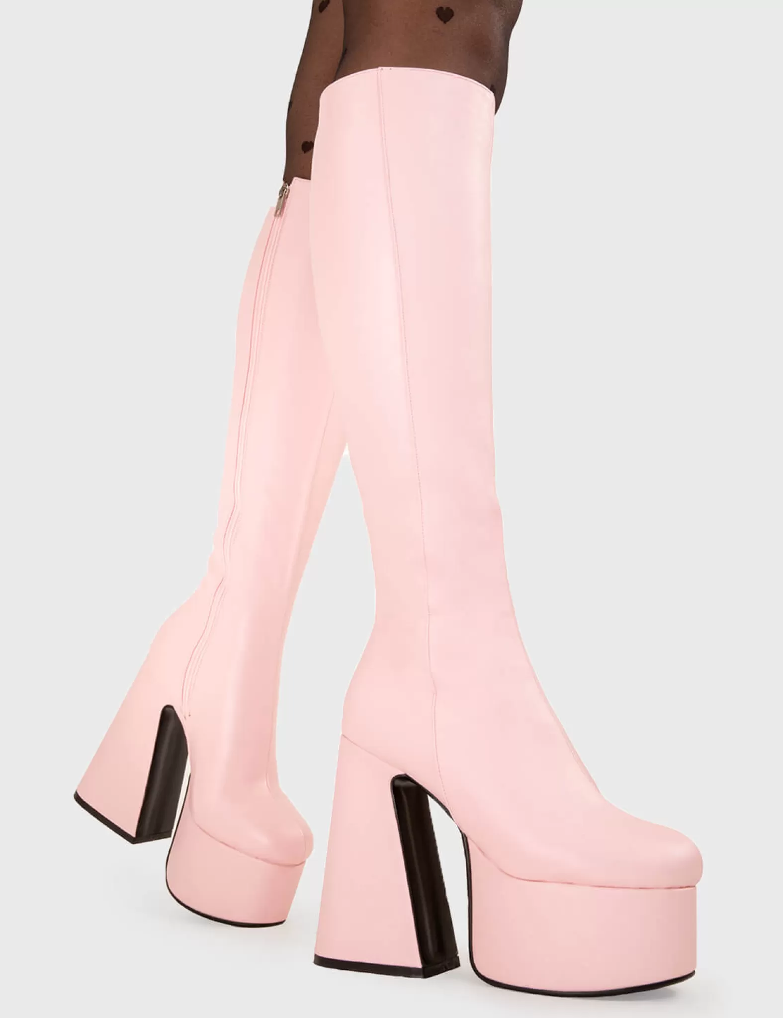 Hate You Platform Knee High Boots^Lamoda New