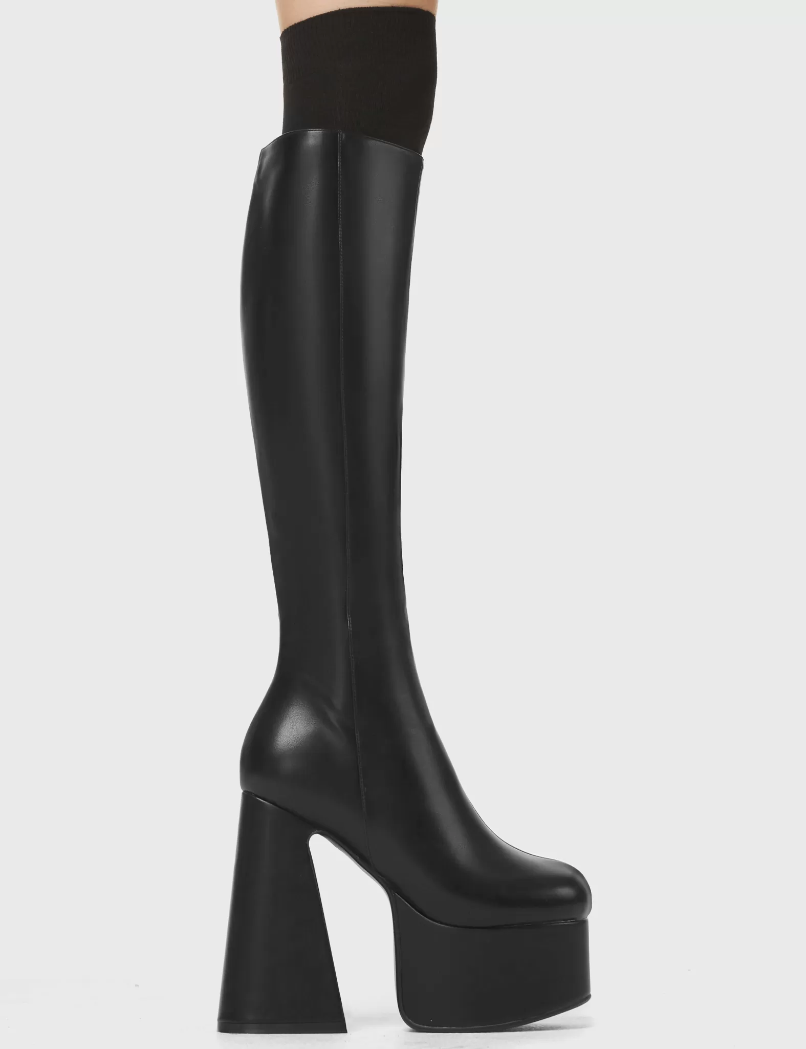 Hate You Platform Knee High Boots^Lamoda Online