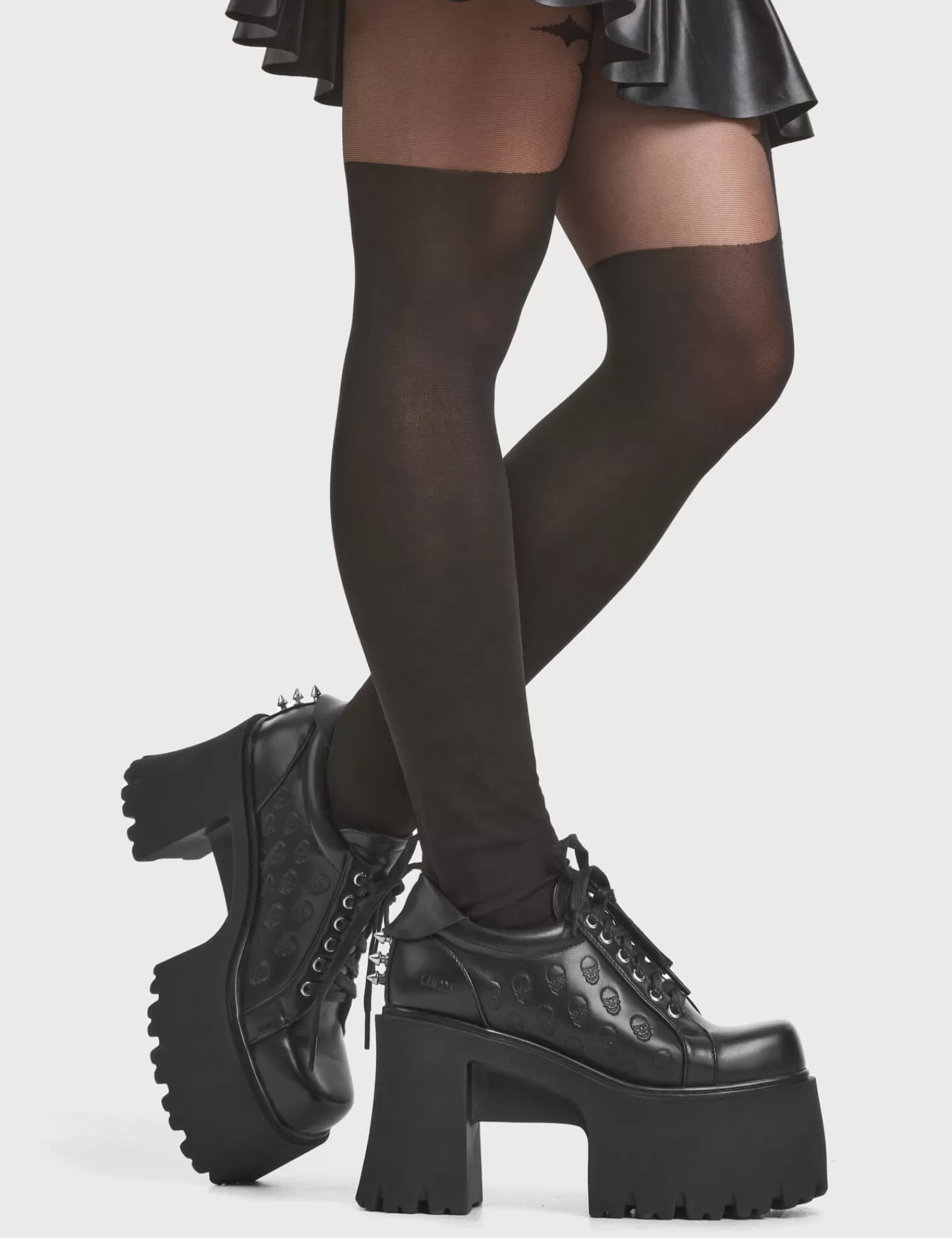 Haunted House Chunky Platform Sneakers^Lamoda Fashion