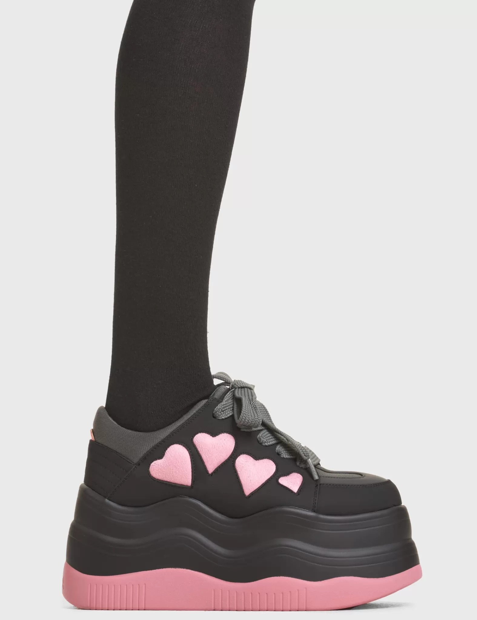 Heart On My Sleeve Chunky Platform Sneakers^Lamoda Sale