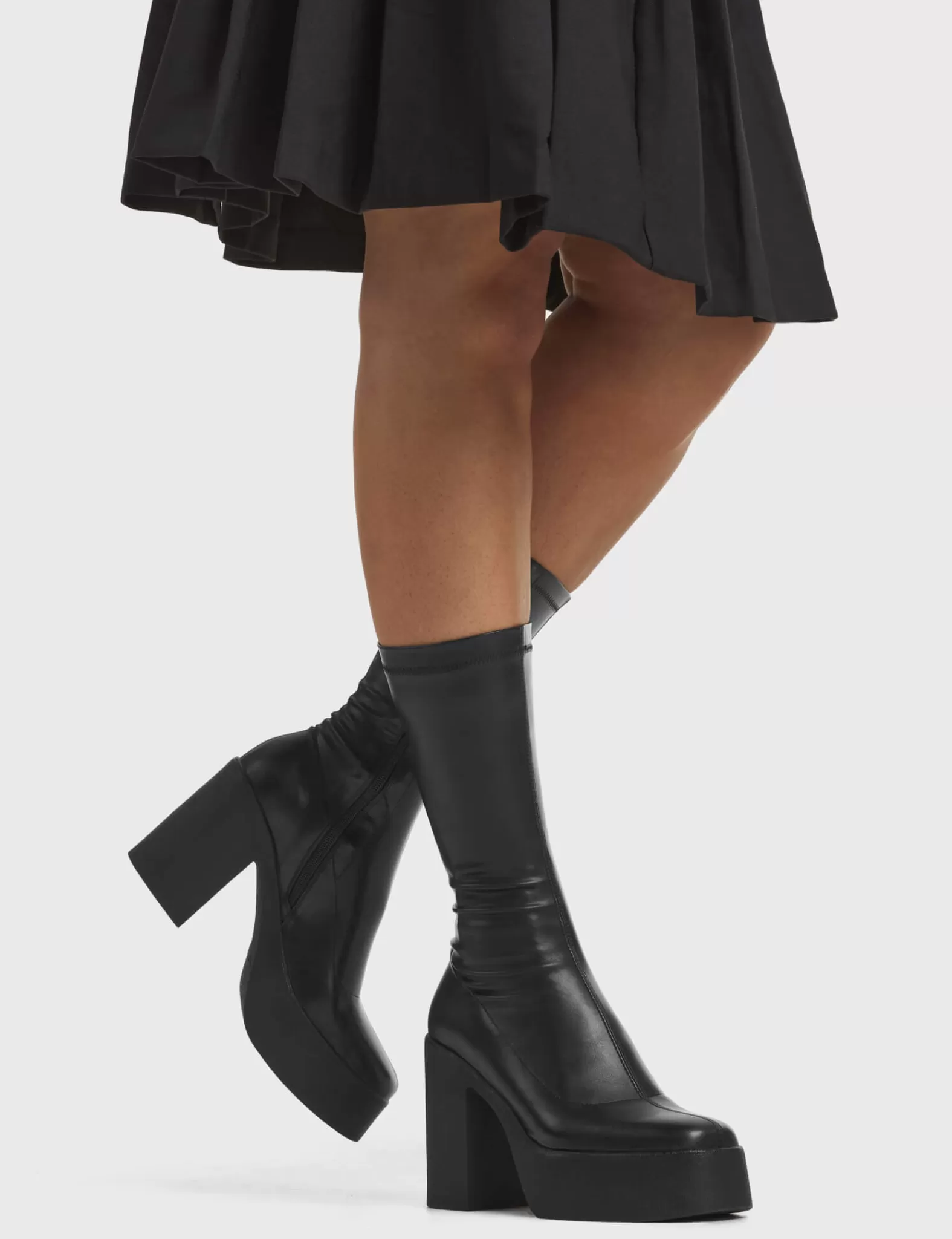 Holler Back Super Stretch Platform Calf Boots^Lamoda Discount