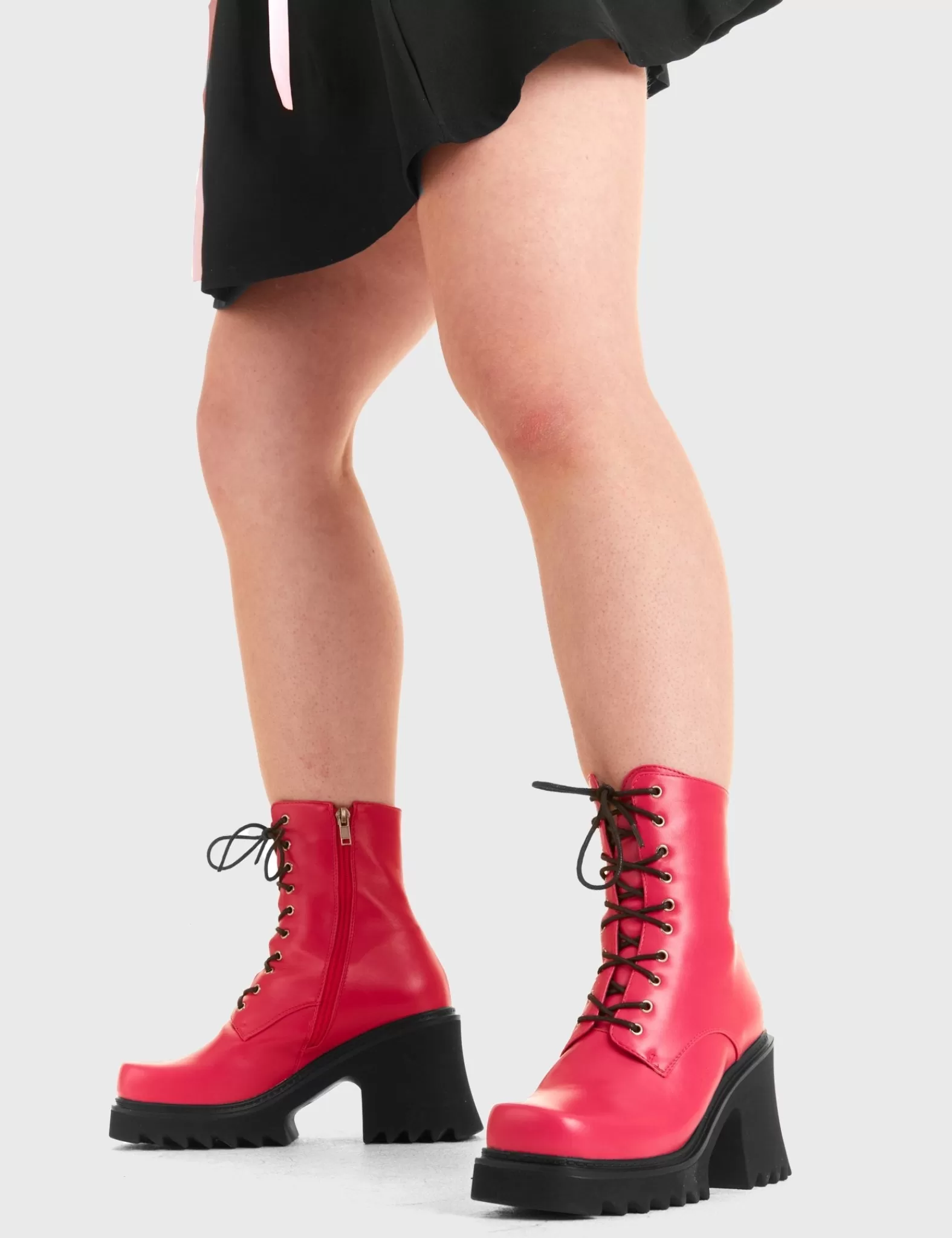 In Opposition Chunky Platform Ankle Boots^Lamoda Cheap