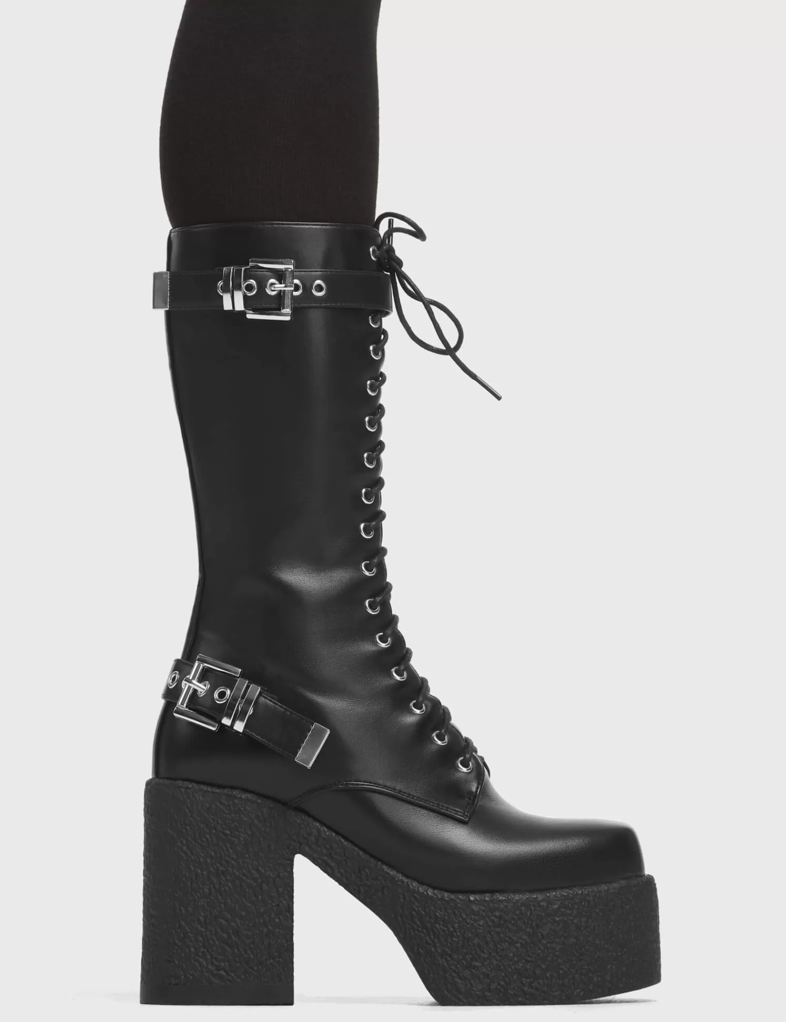 Let U Down Platform Calf Boots^Lamoda Cheap