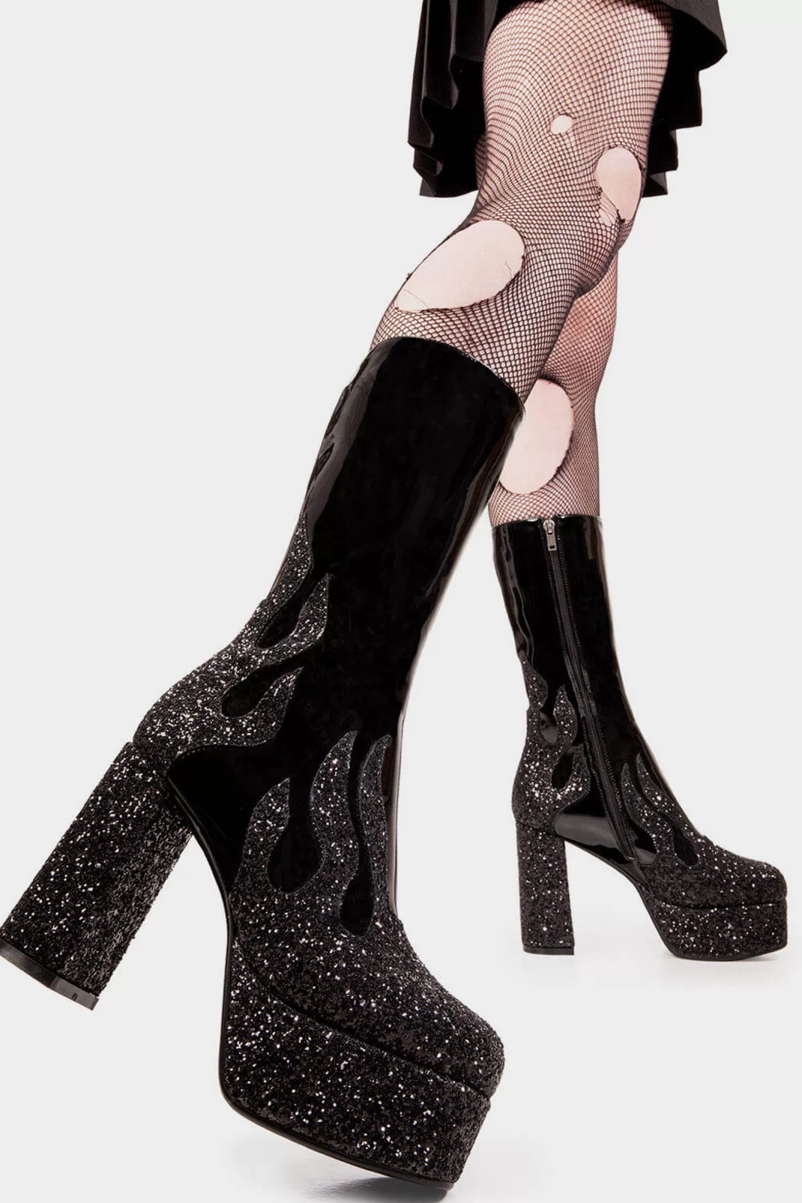 Miami Platform Calf Boots^Lamoda Clearance