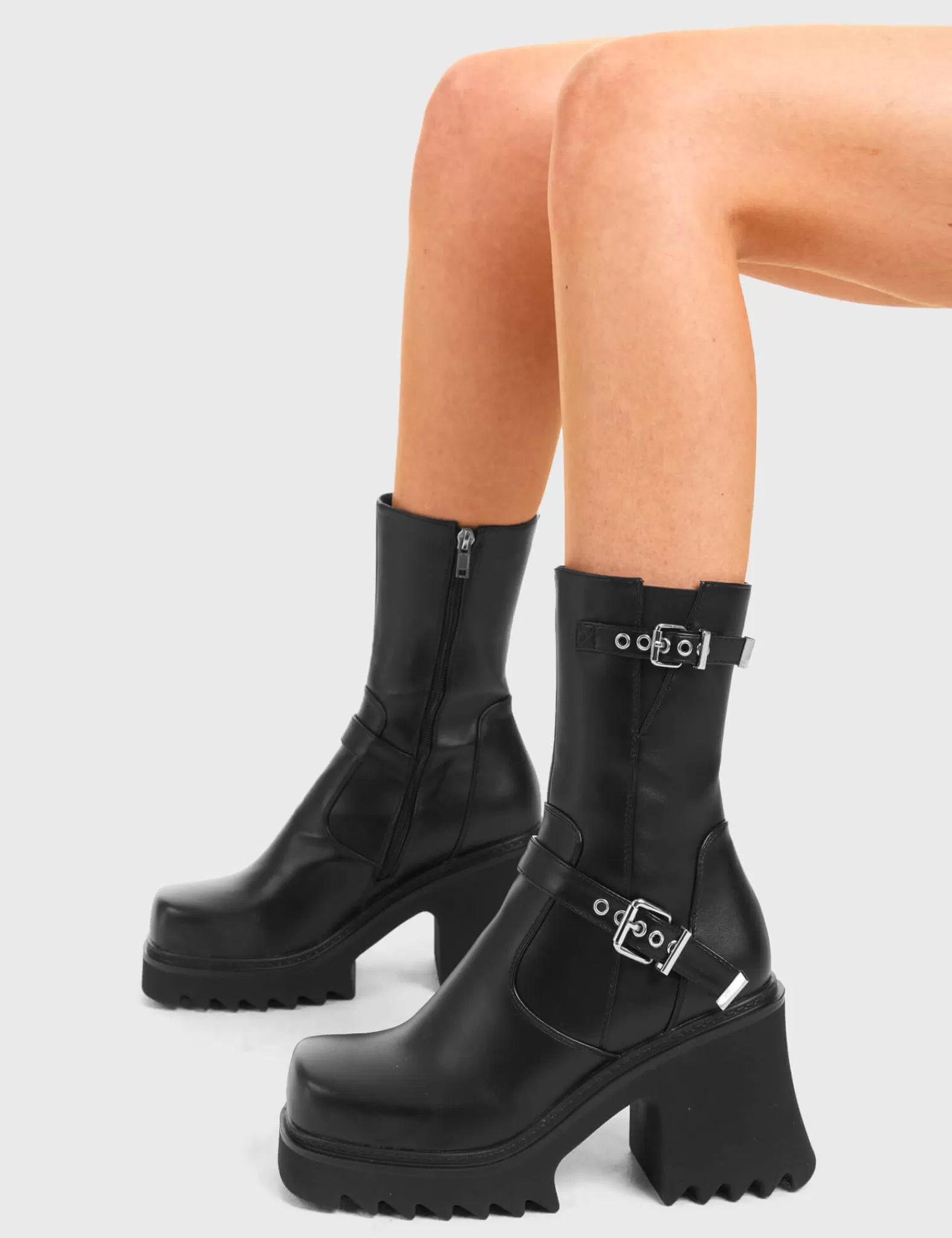 New Mission Chunky Platform Ankle Boots^Lamoda Discount