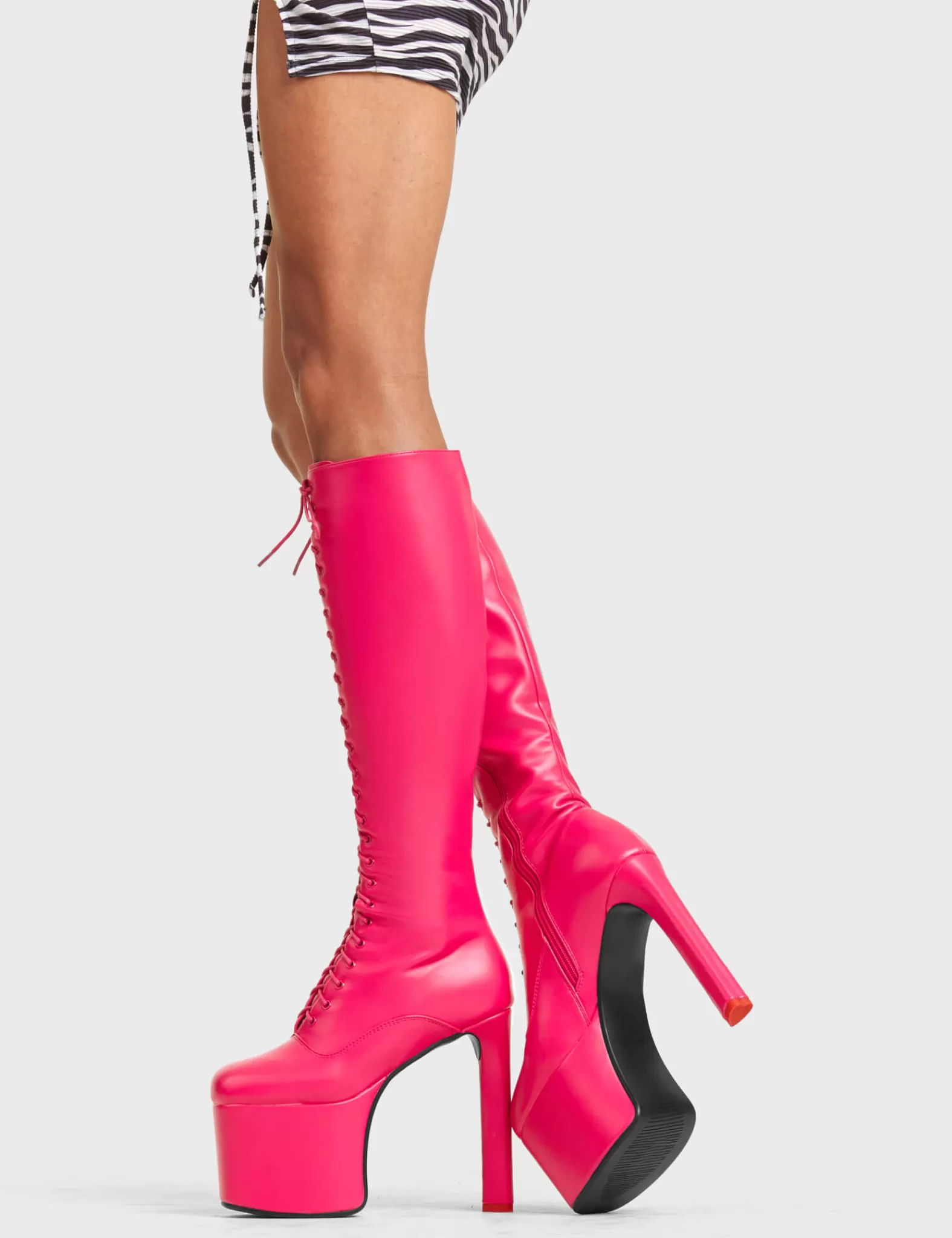 Nowhere To Run Platform Knee High Boots^Lamoda Flash Sale