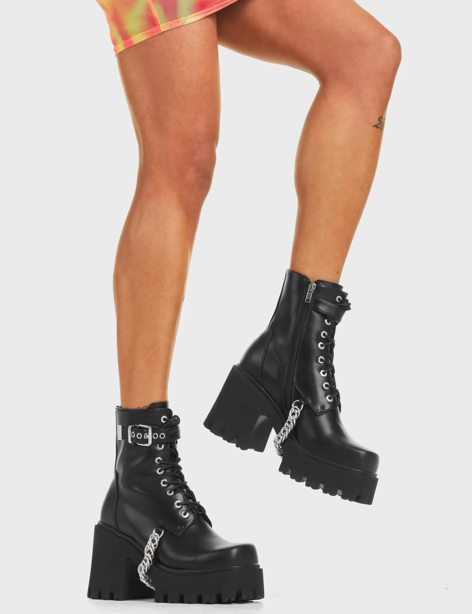 Play Hard Chunky Platform Ankle Boots^Lamoda Cheap