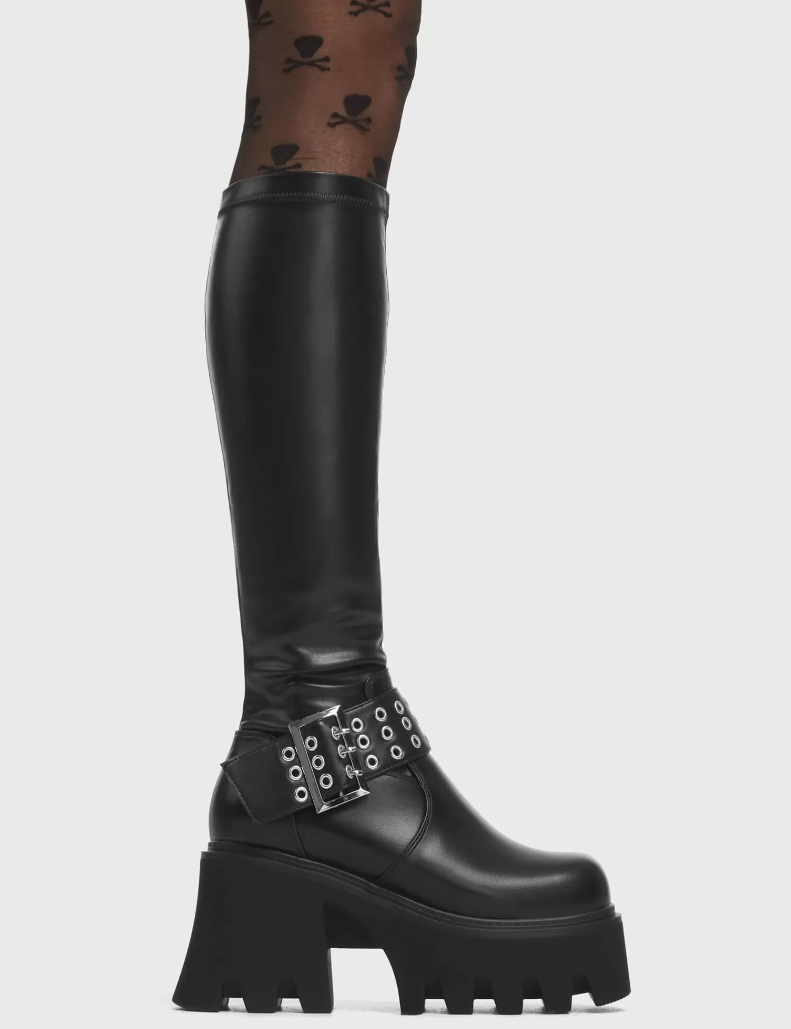 Praise You Chunky Platform Knee High Boots^Lamoda Flash Sale