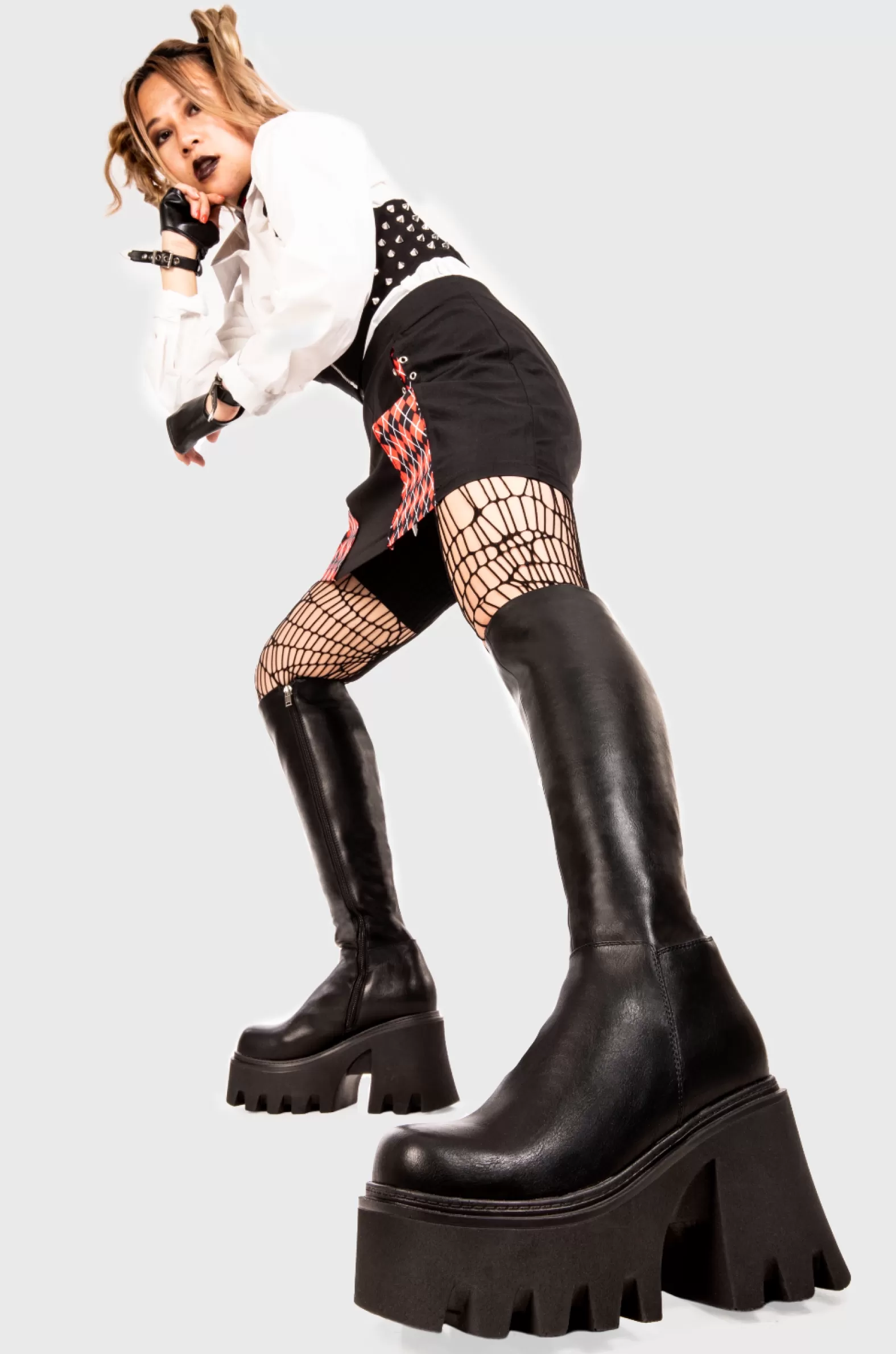 Ready Chunky Platform Knee High Boots^Lamoda Clearance