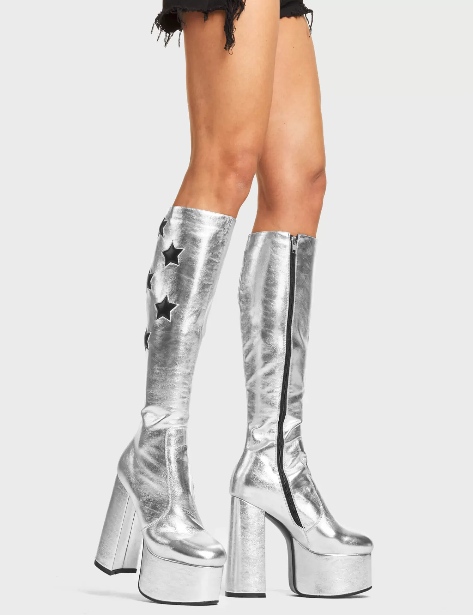 Reflections Platform Knee High Boots^Lamoda Shop