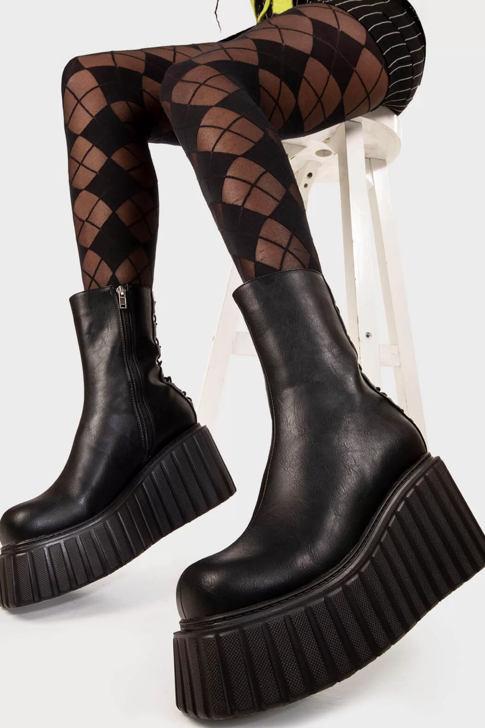 Say My Name Chunky Ankle Creeper Boots^Lamoda Sale