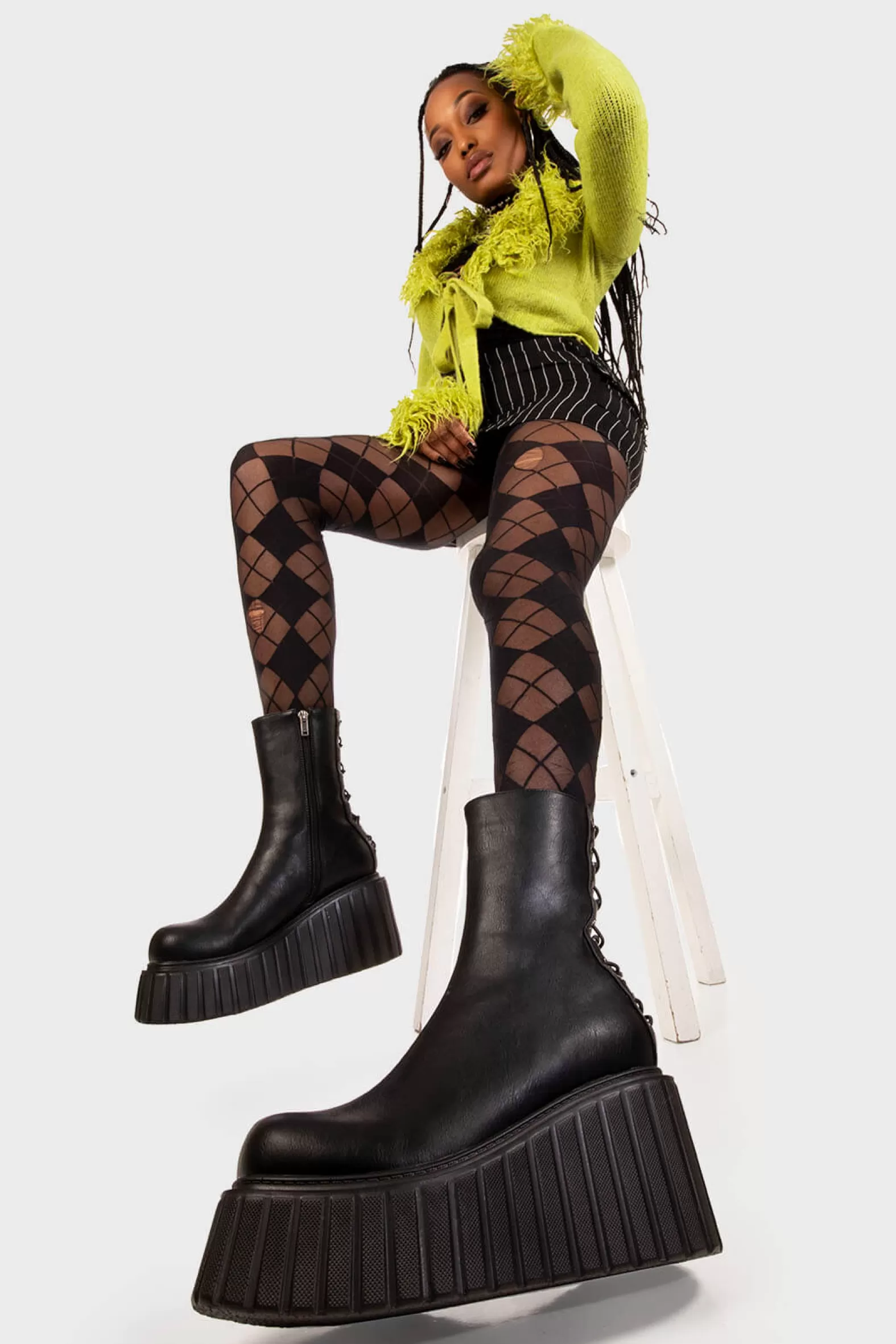 Say My Name Chunky Ankle Creeper Boots^Lamoda Sale