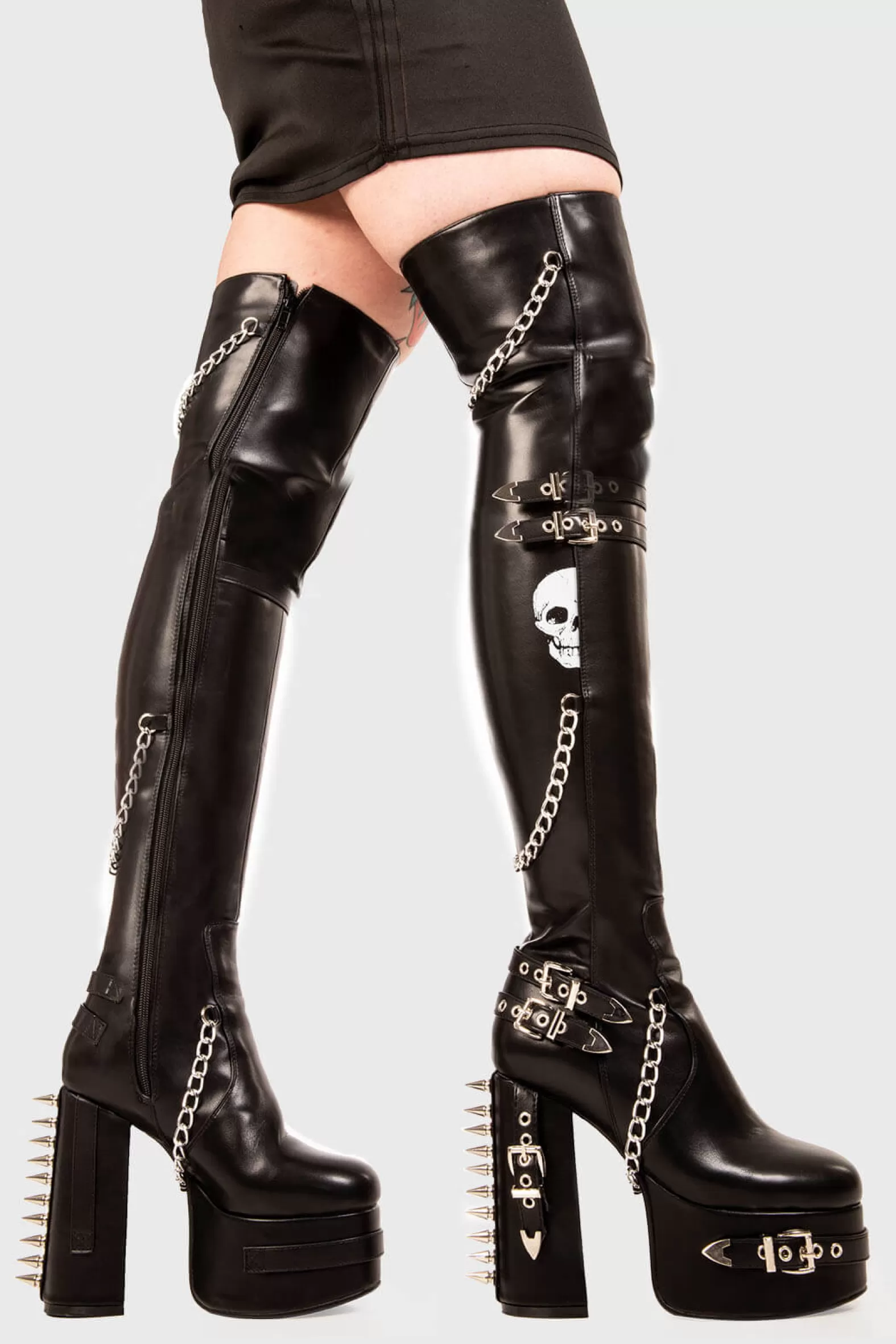 Scream Platform Thigh High Boots^Lamoda Discount