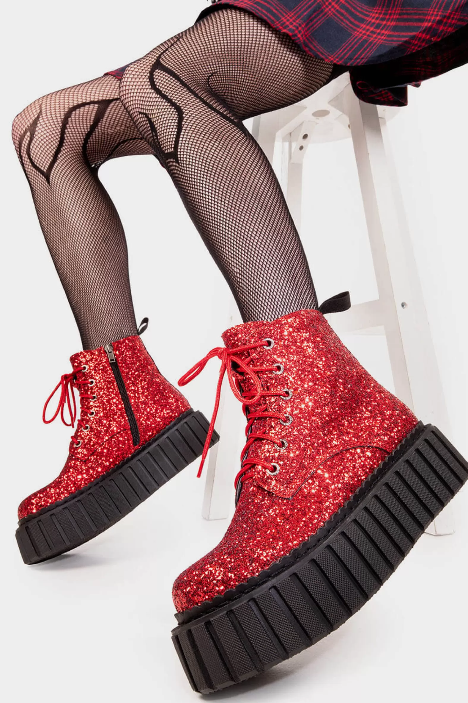 Shooting Star Chunky Ankle Creeper Boots^Lamoda Flash Sale