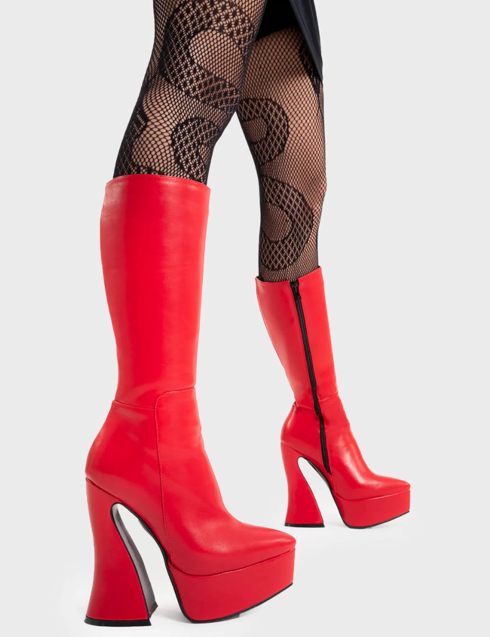 Sketchy Platform Calf Boots^Lamoda Outlet