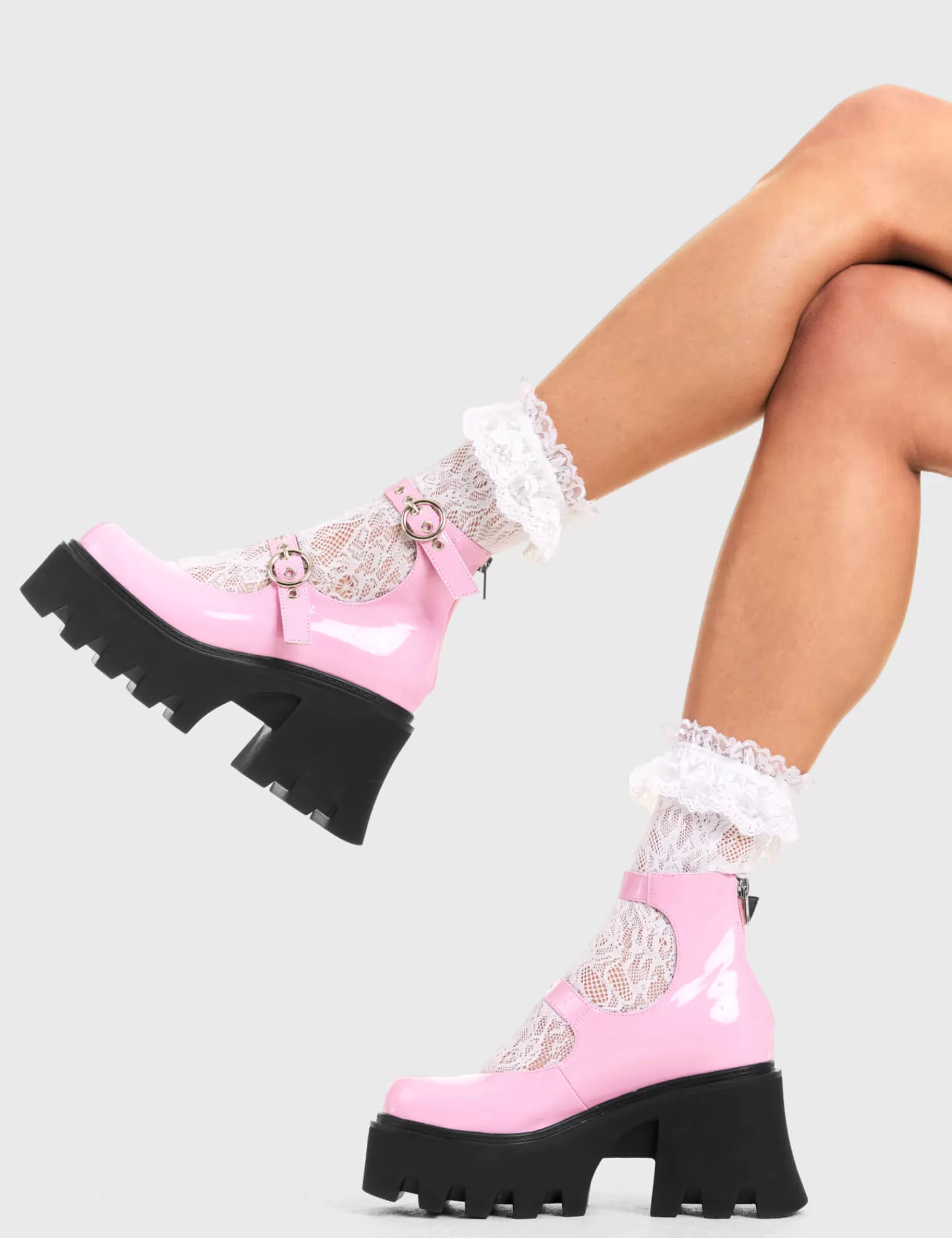 Slow Jamz Chunky Platform Ankle Boots^Lamoda Best