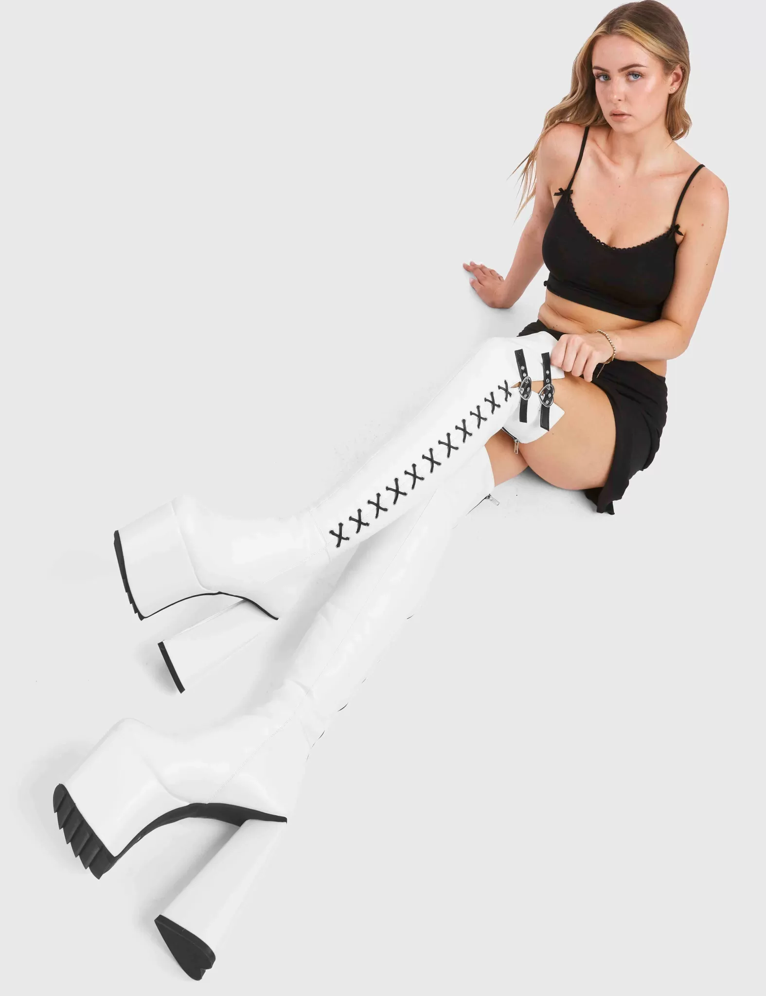 Small Victories Platform Thigh High Boots^Lamoda Fashion