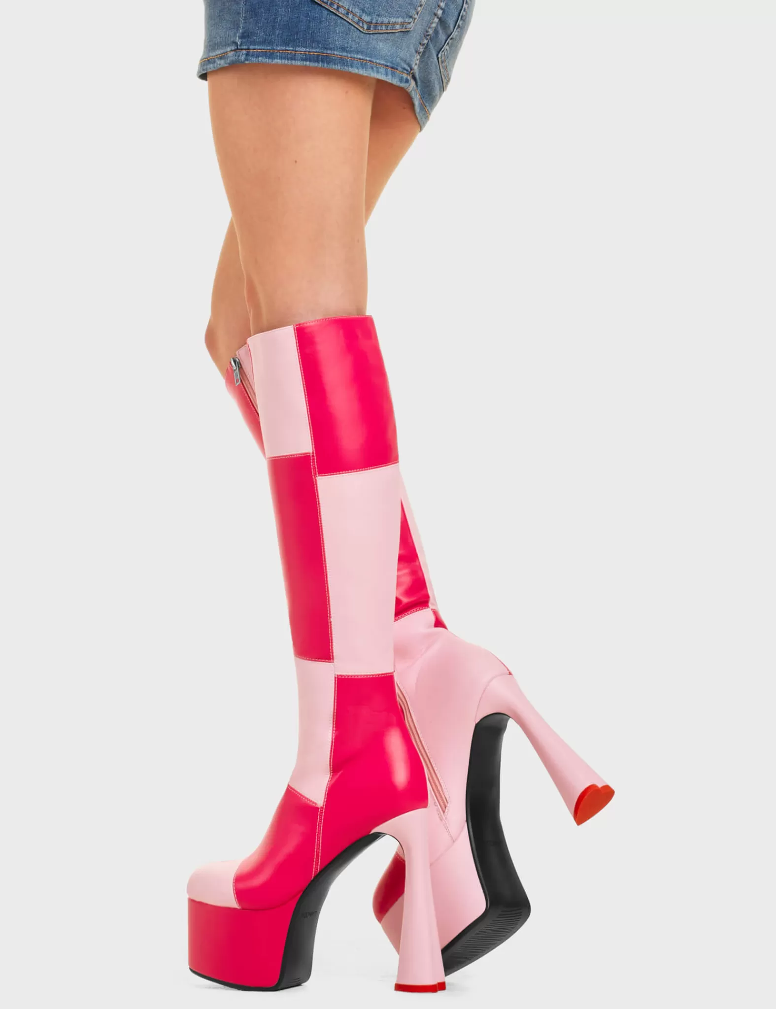 Sweet Tooth Platform Knee High Boots^Lamoda New