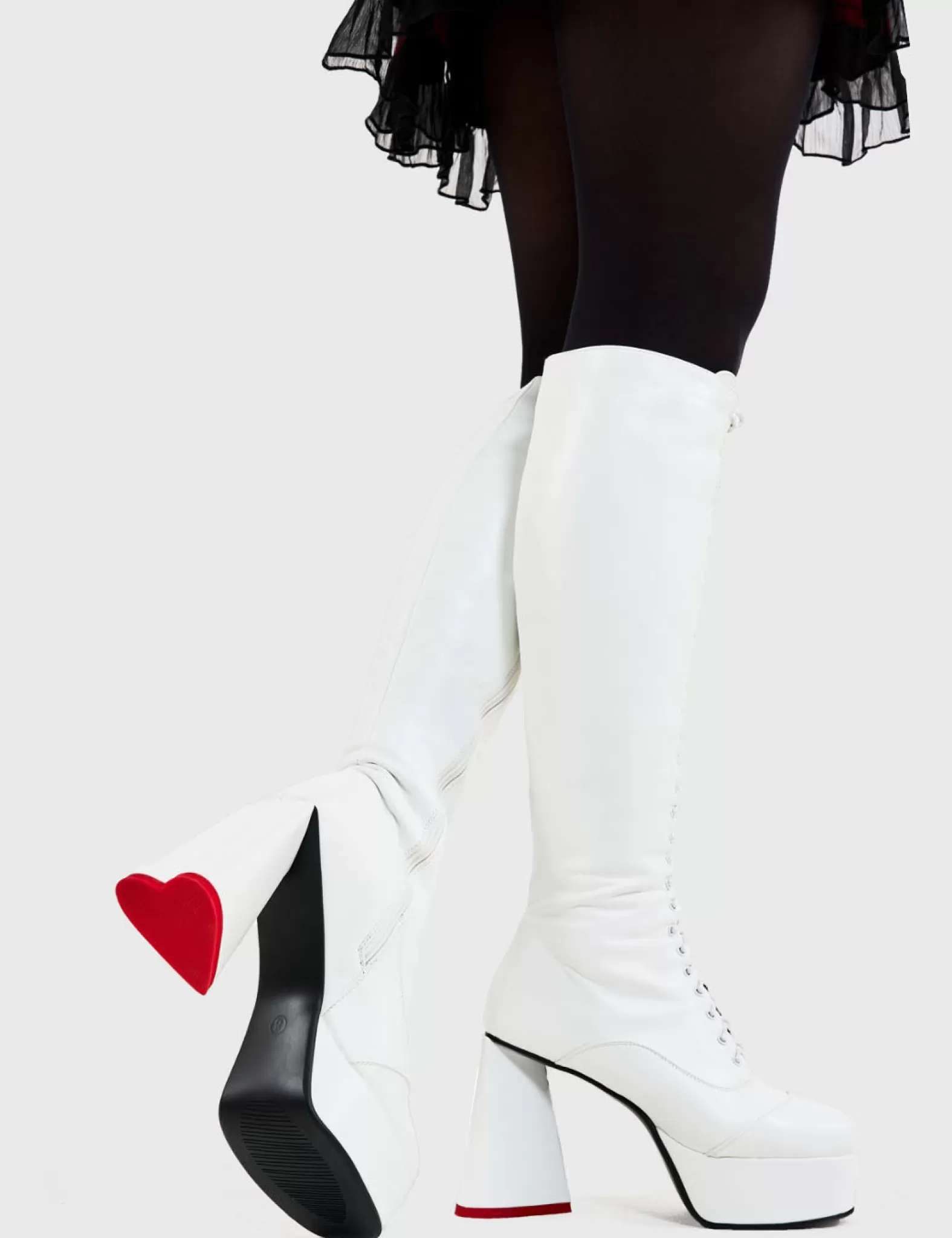 Too Cute Platform Knee High Boots^Lamoda Store