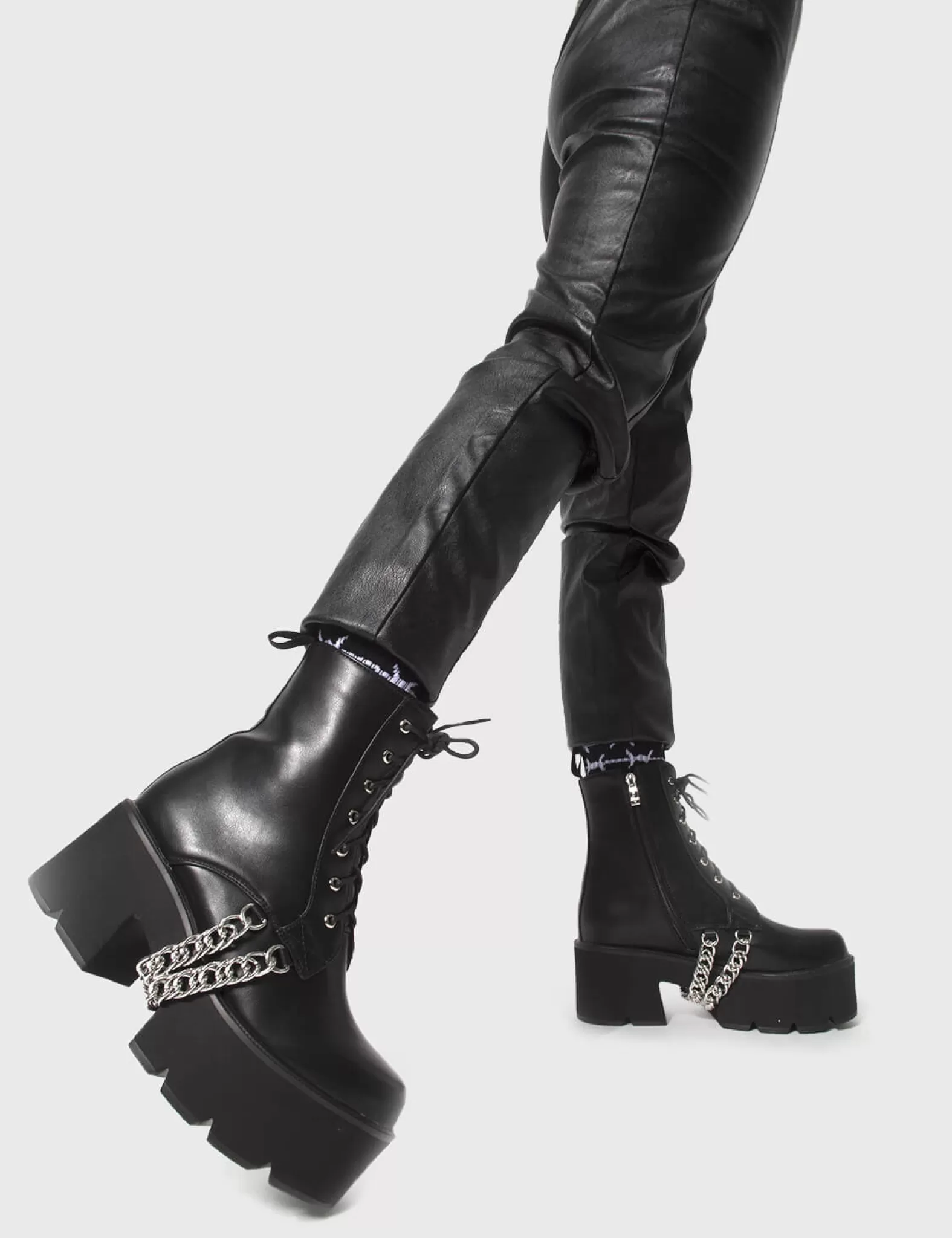 Trapped Chunky Platform Ankle Boots^Lamoda Discount