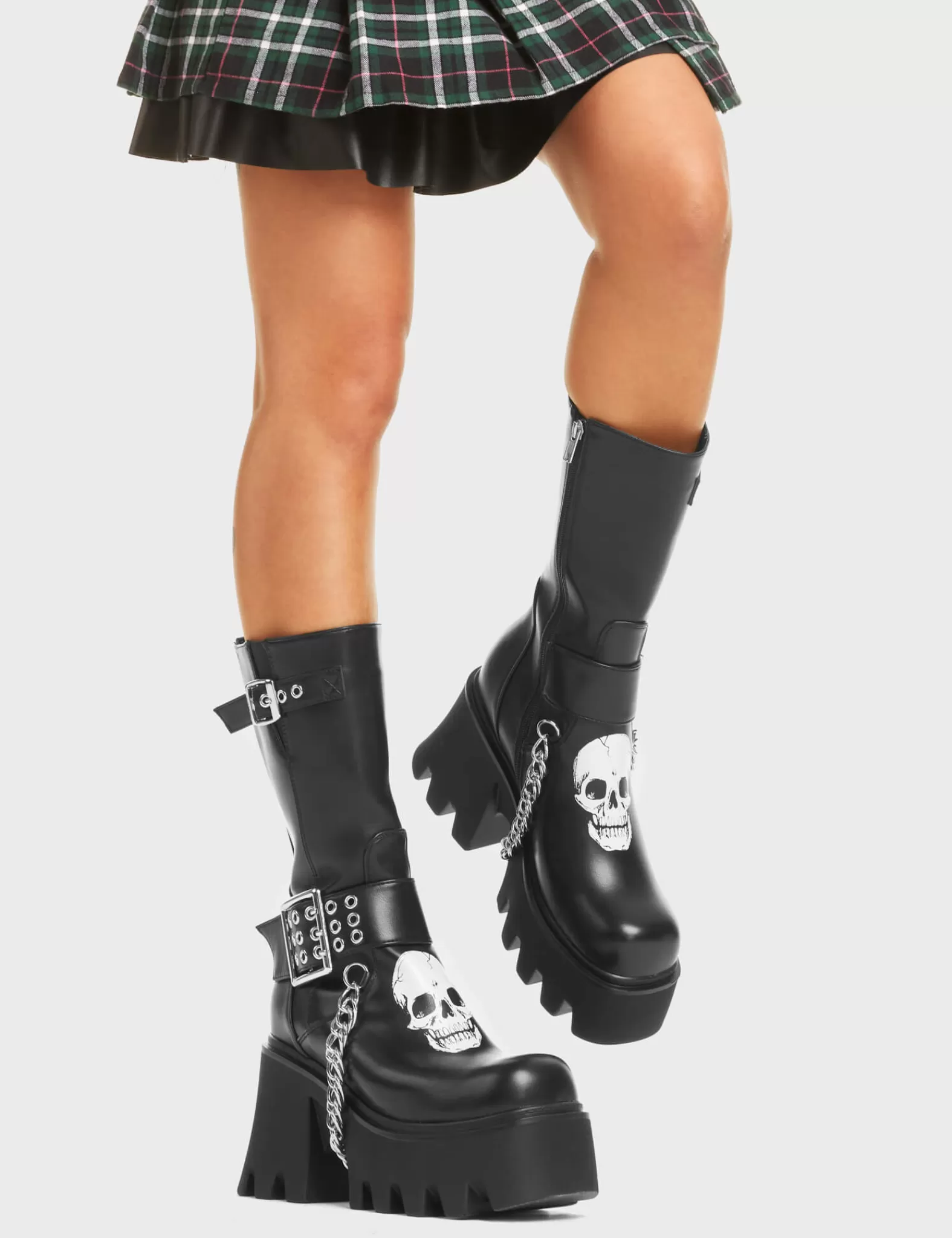 Visions Chunky Platform Calf Boots^Lamoda Best Sale