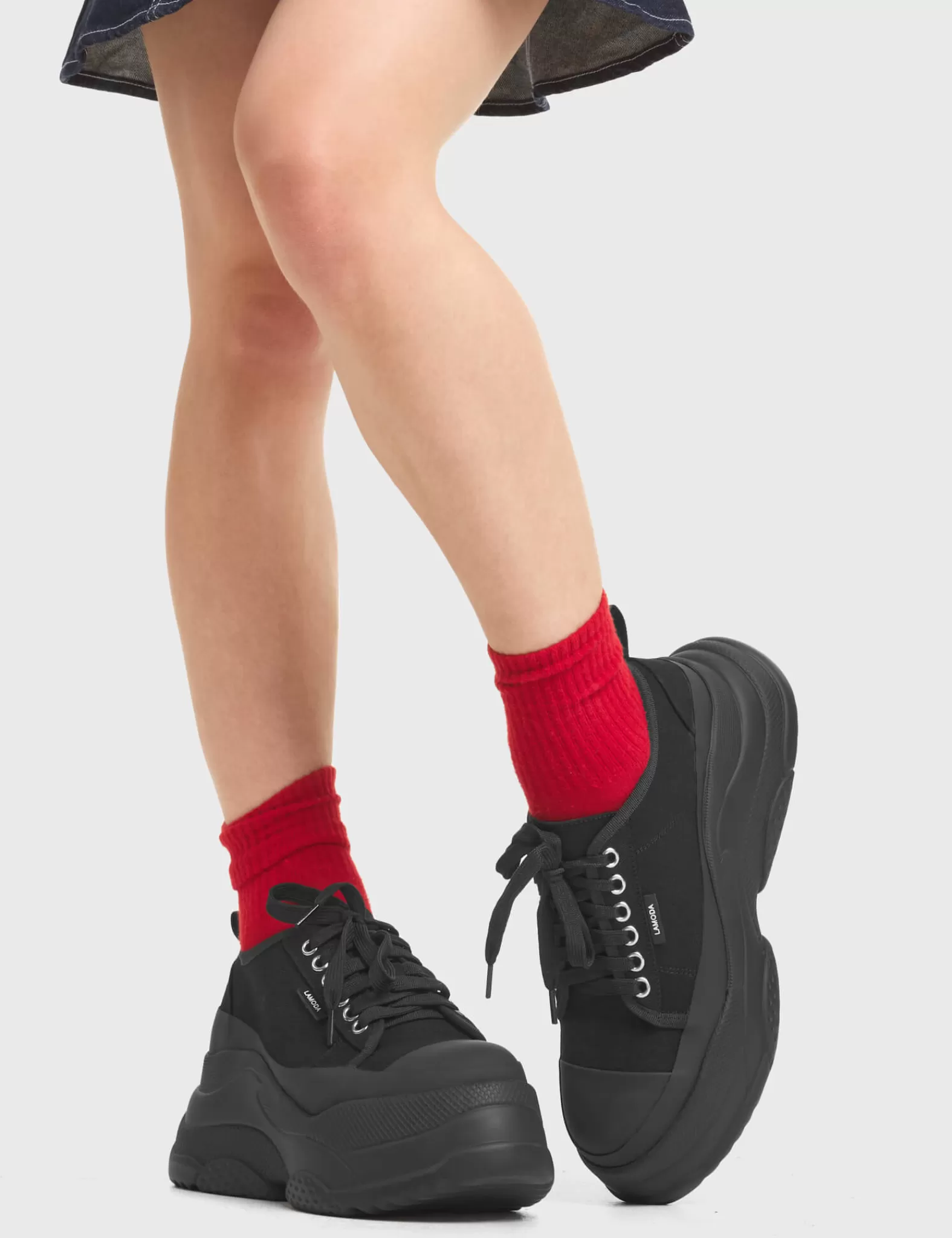 Waste Of Time Chunky Platform Sneakers^Lamoda Fashion