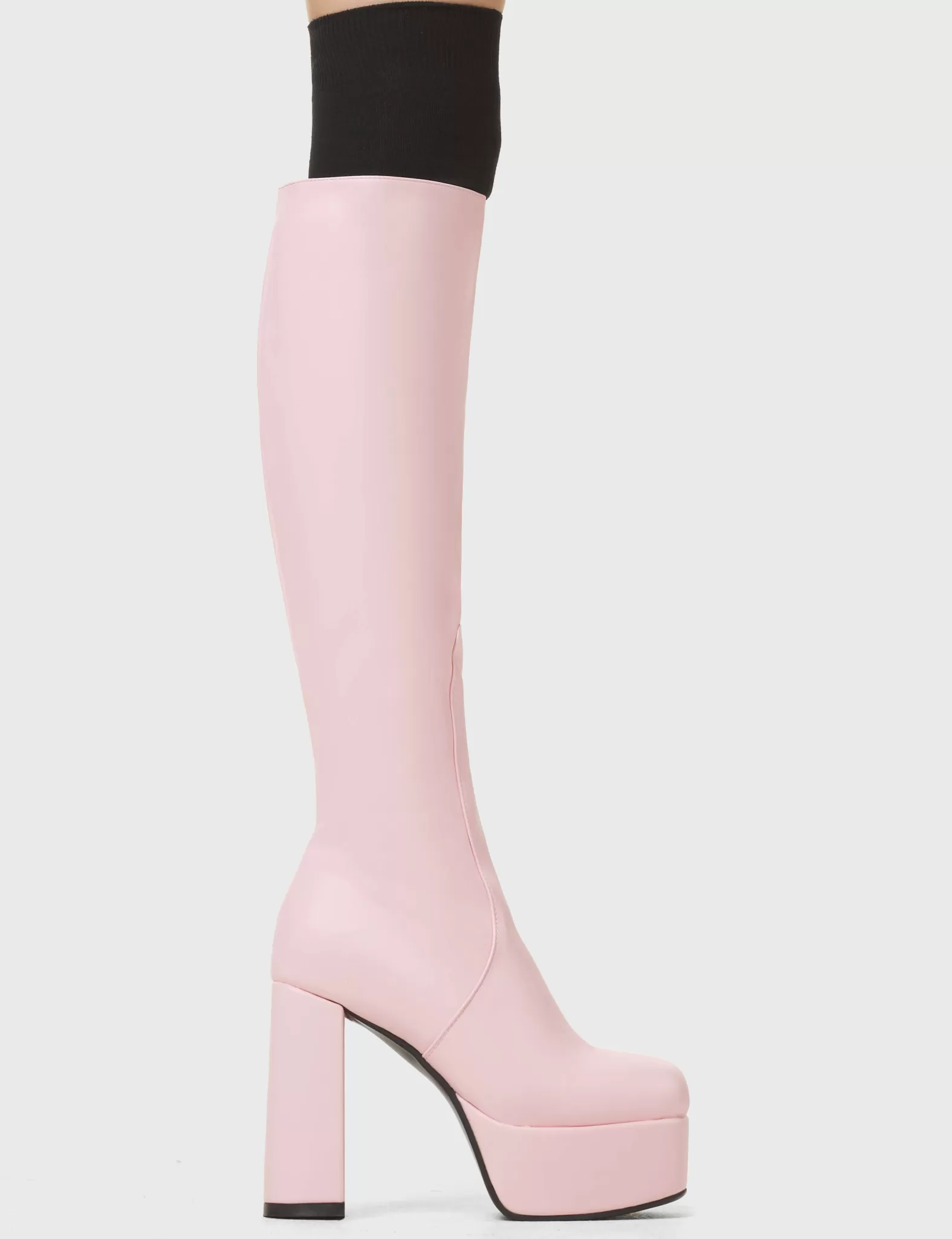 Whatta Showdown Platform Knee High Boots^Lamoda New