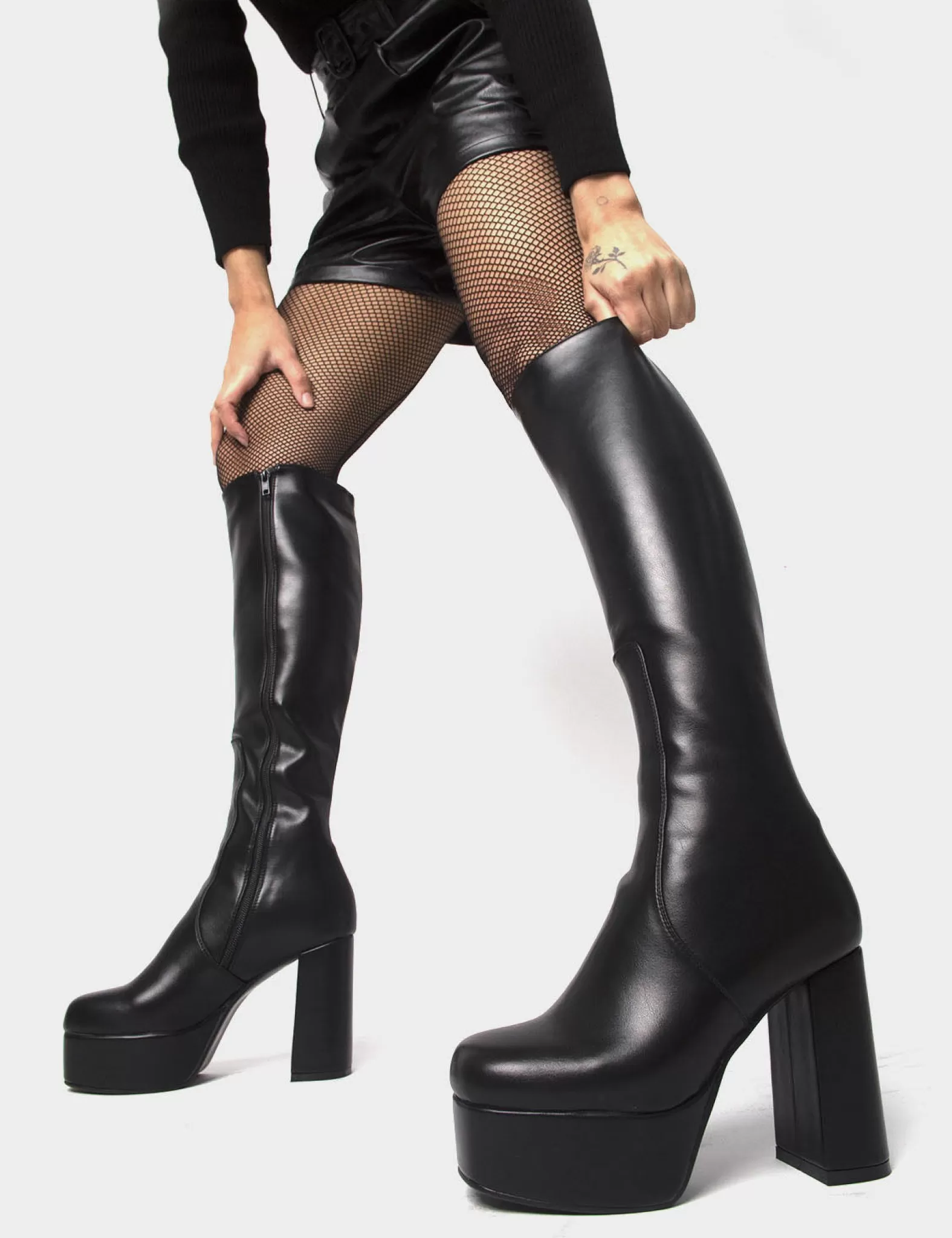 Whatta Showdown Platform Knee High Boots^Lamoda Sale