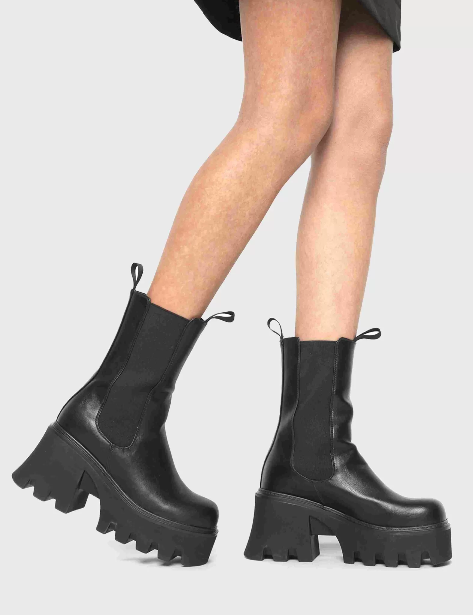 Wipe Out Chunky Platform Ankle Boots^Lamoda Outlet