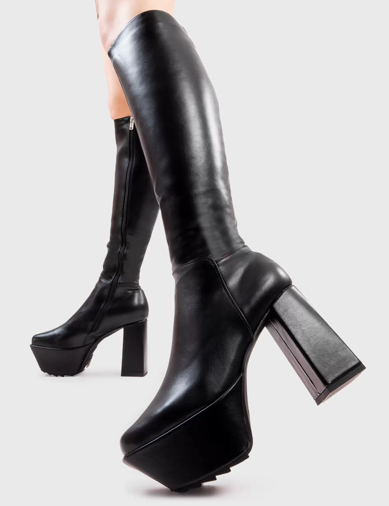 Wish Me Dead Platform Knee High Boots^Lamoda Store